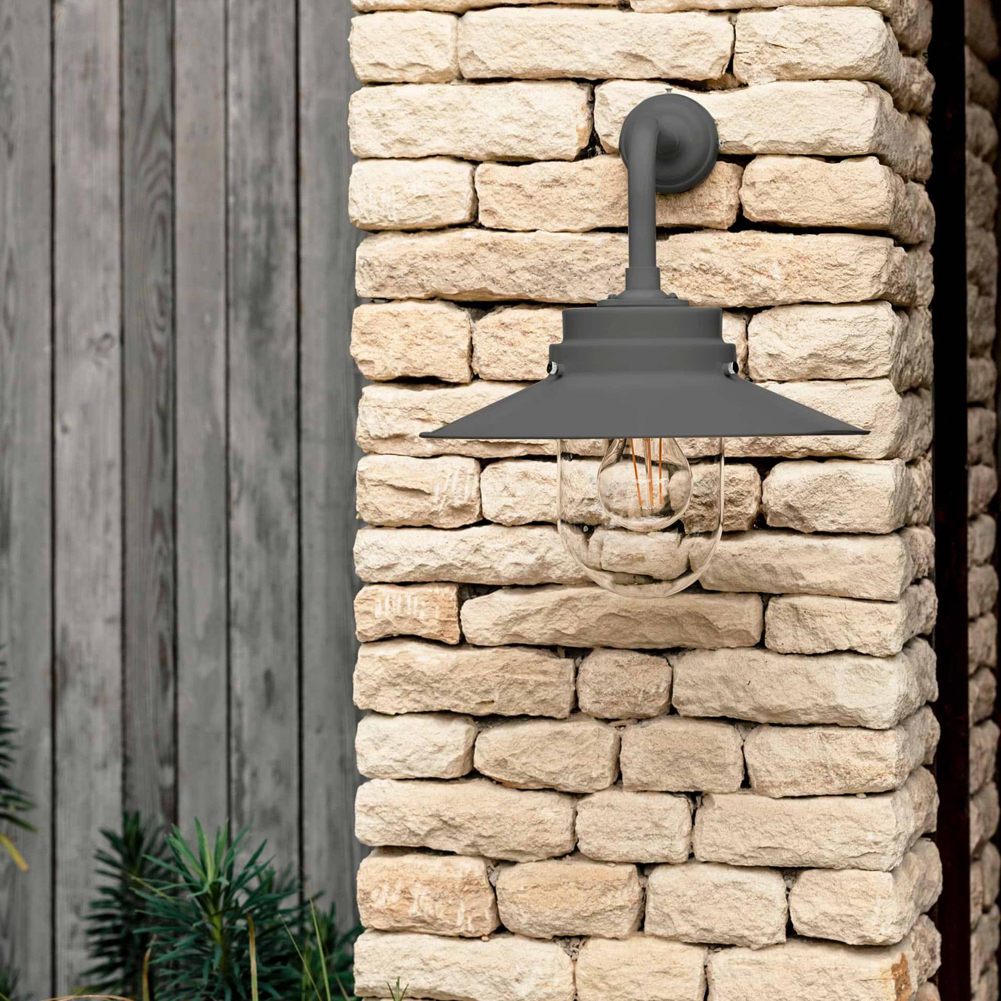 Semington Wall Light Carbon Steel