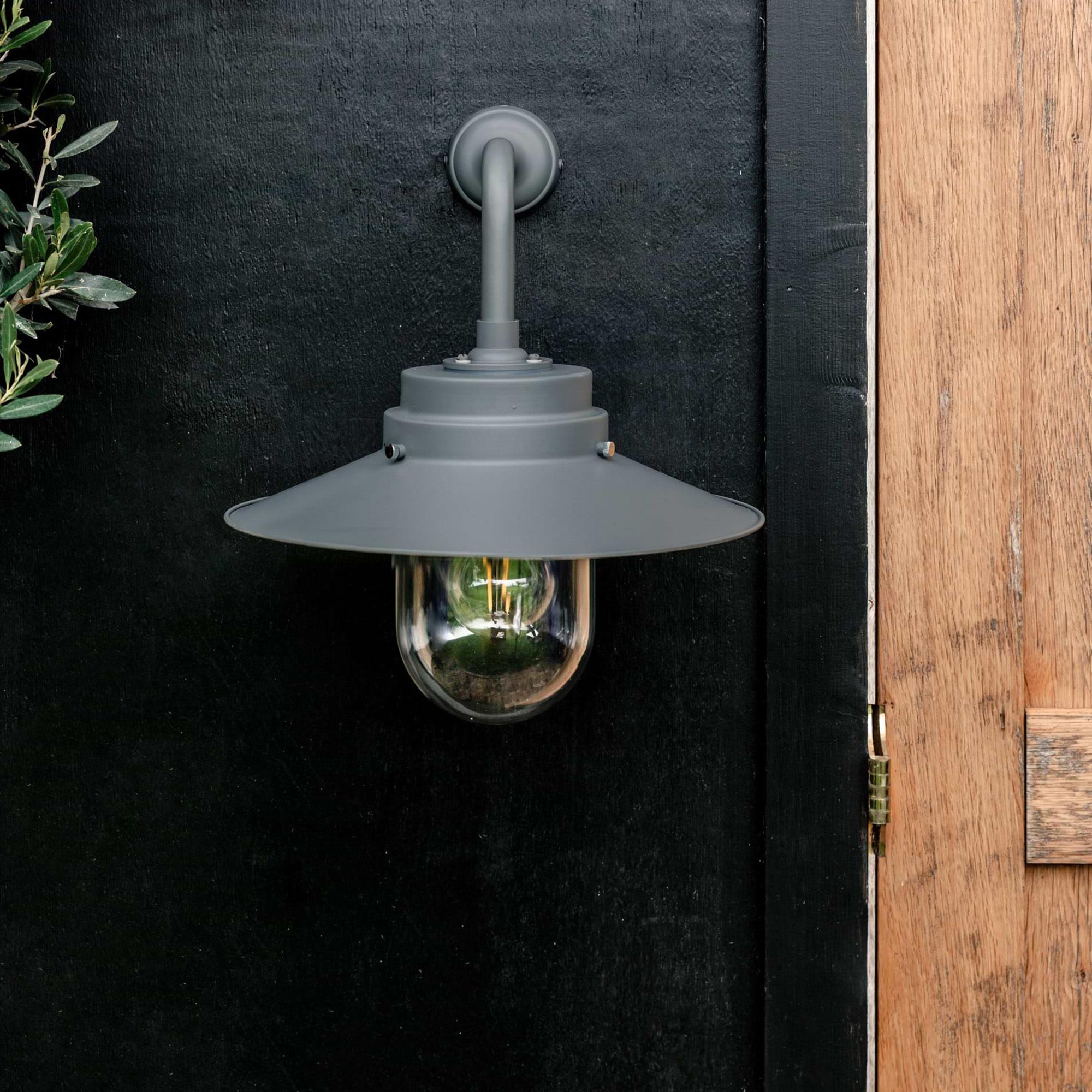 Semington Wall Light Charcoal Steel