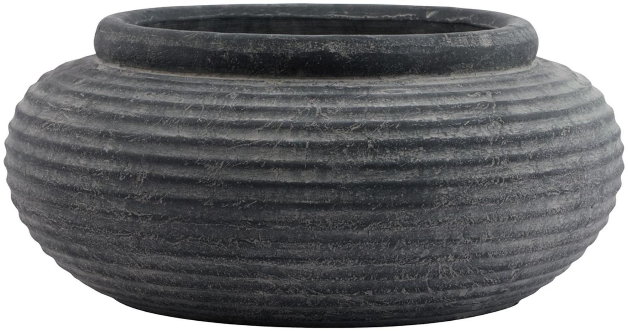 Amalfi Planter - Round Ribbed - Ceramic