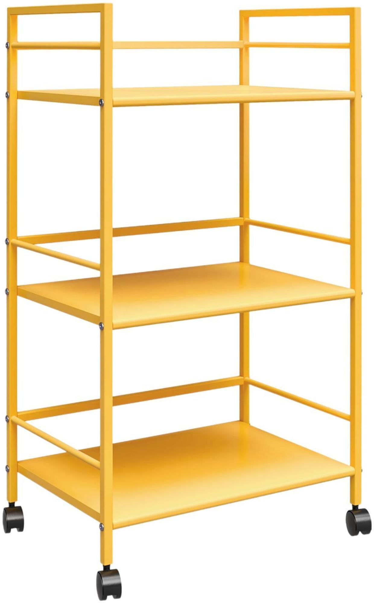 Novogratz Cache Rolling Cart - Yellow - 7741814COMNUK