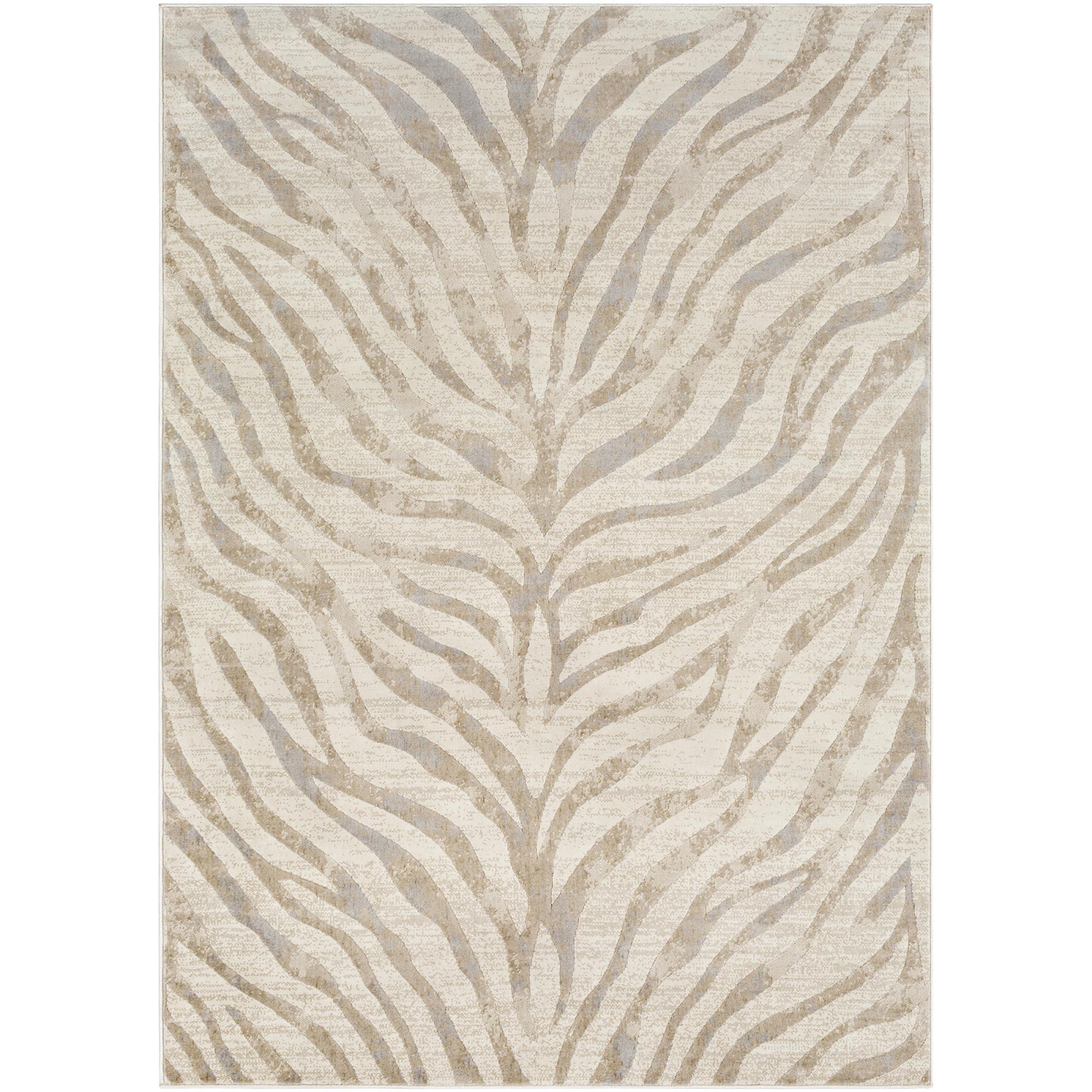 City Rug - Boho Zebra - Light Grey - Sizes Available