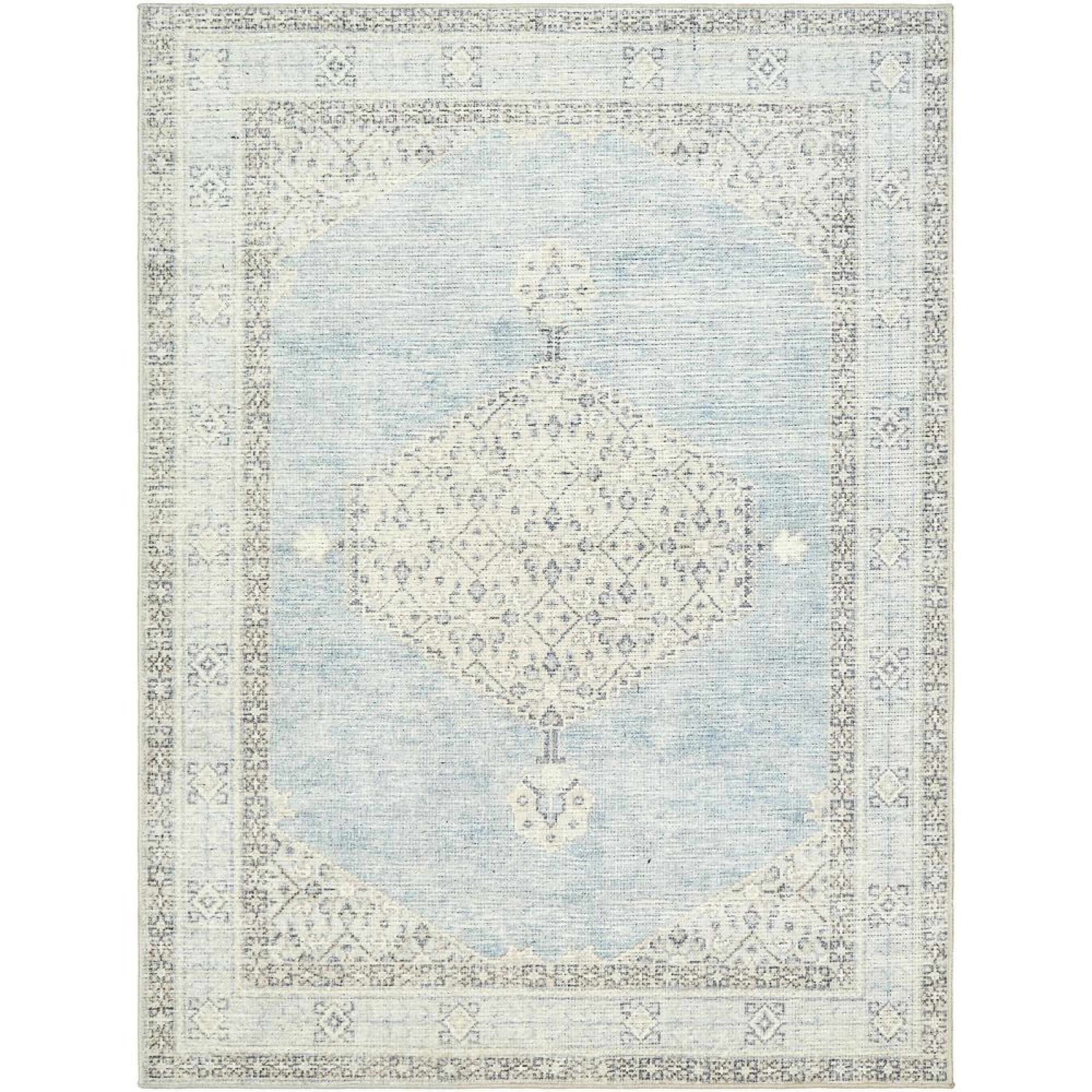 Lila Rug - Vintage Oriental Boho - BOLC2303 - Blue - Sizes Available