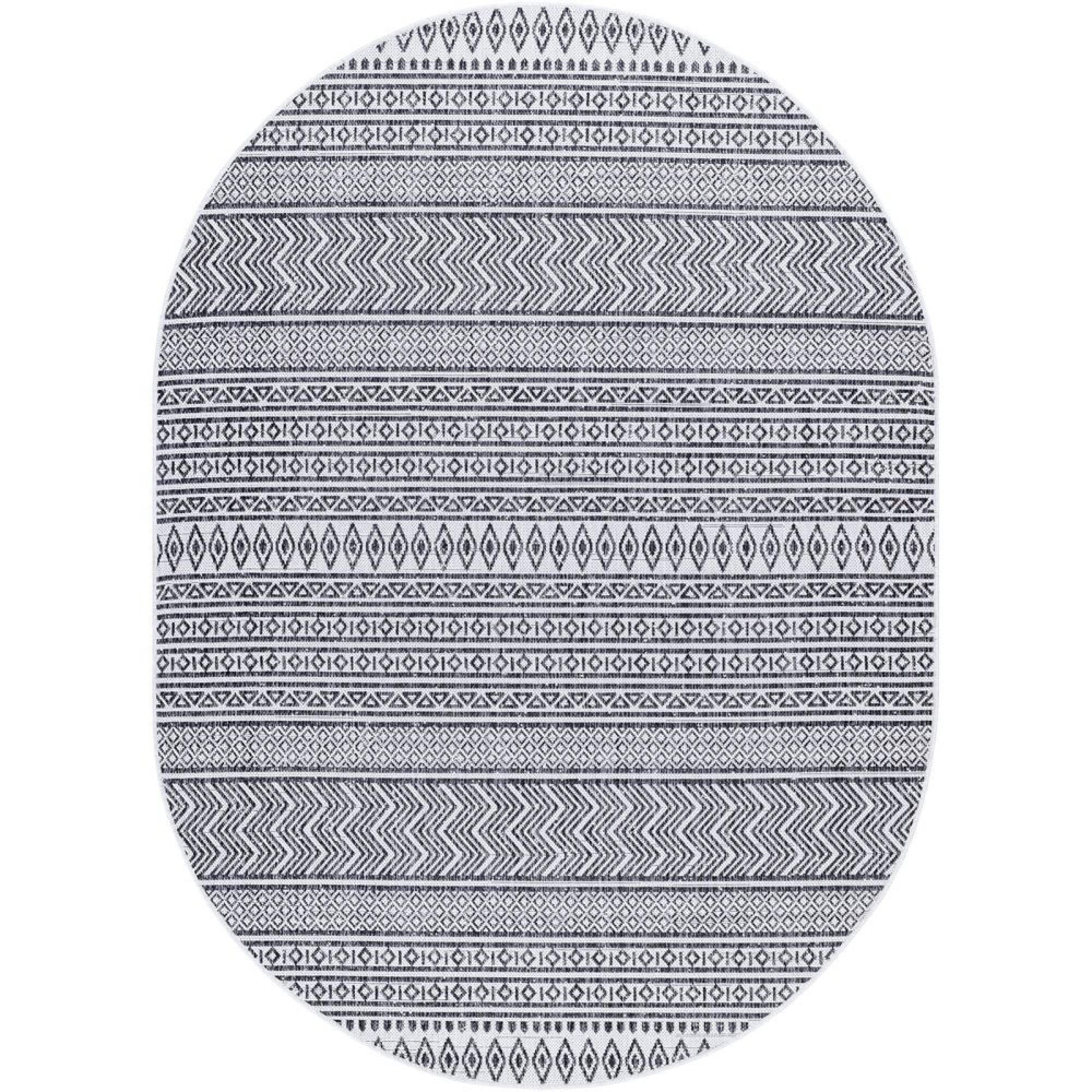 Eagean Round Rug - EAG2345 - Grey - 160cm x 160cm