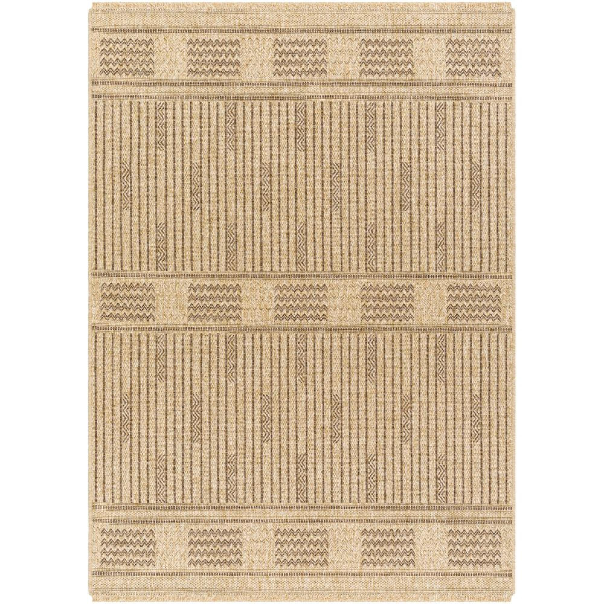 Mirage Rug - Jute Look - MGE2309 - Cottage Brown - Sizes Available