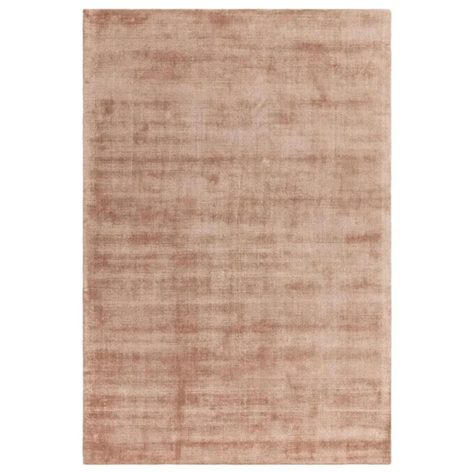 Clearance - Contemporary Plain Aston Rug - 200cm x 290cm - Copper - FSS16525