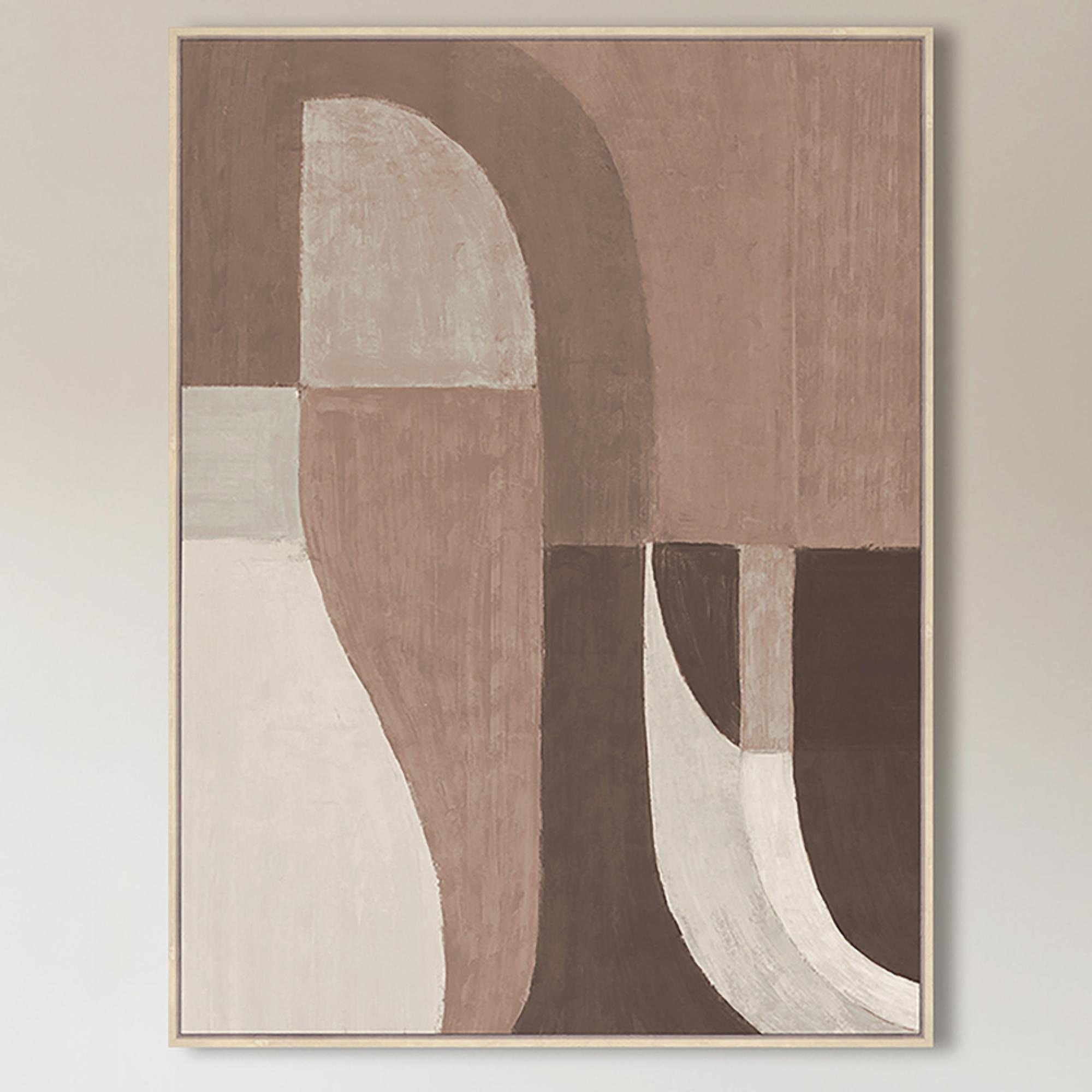 Tatu Wall Art - Brown - Left