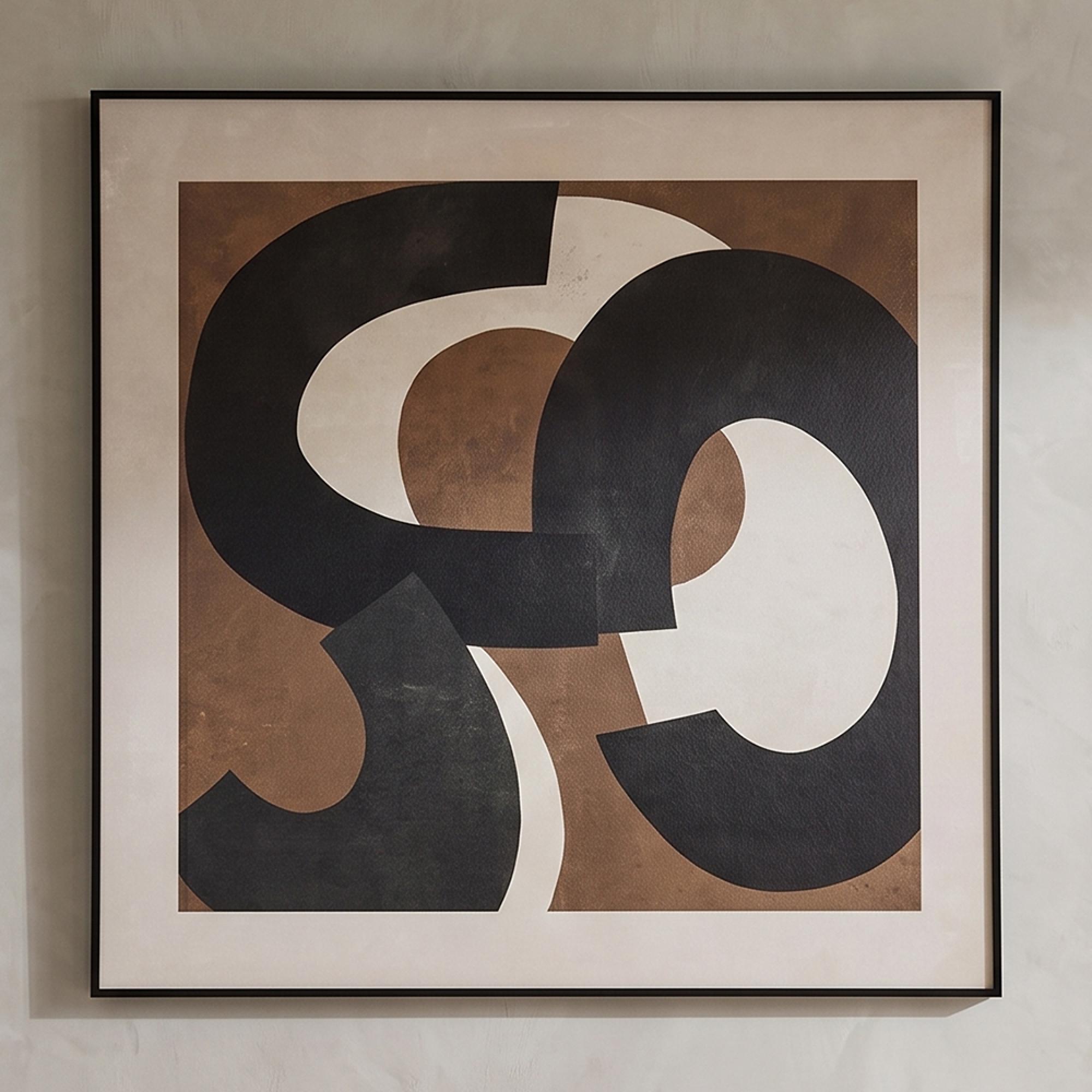 Euphoria Wall Art - Brown - Right