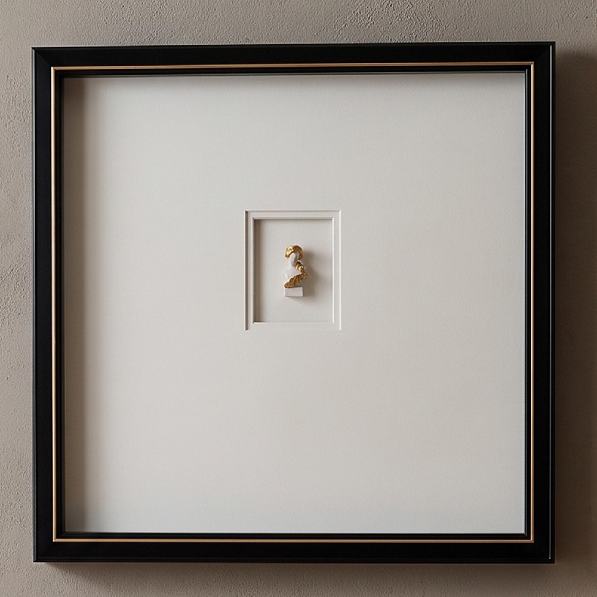 Danni Wall Art - Square - Black and White