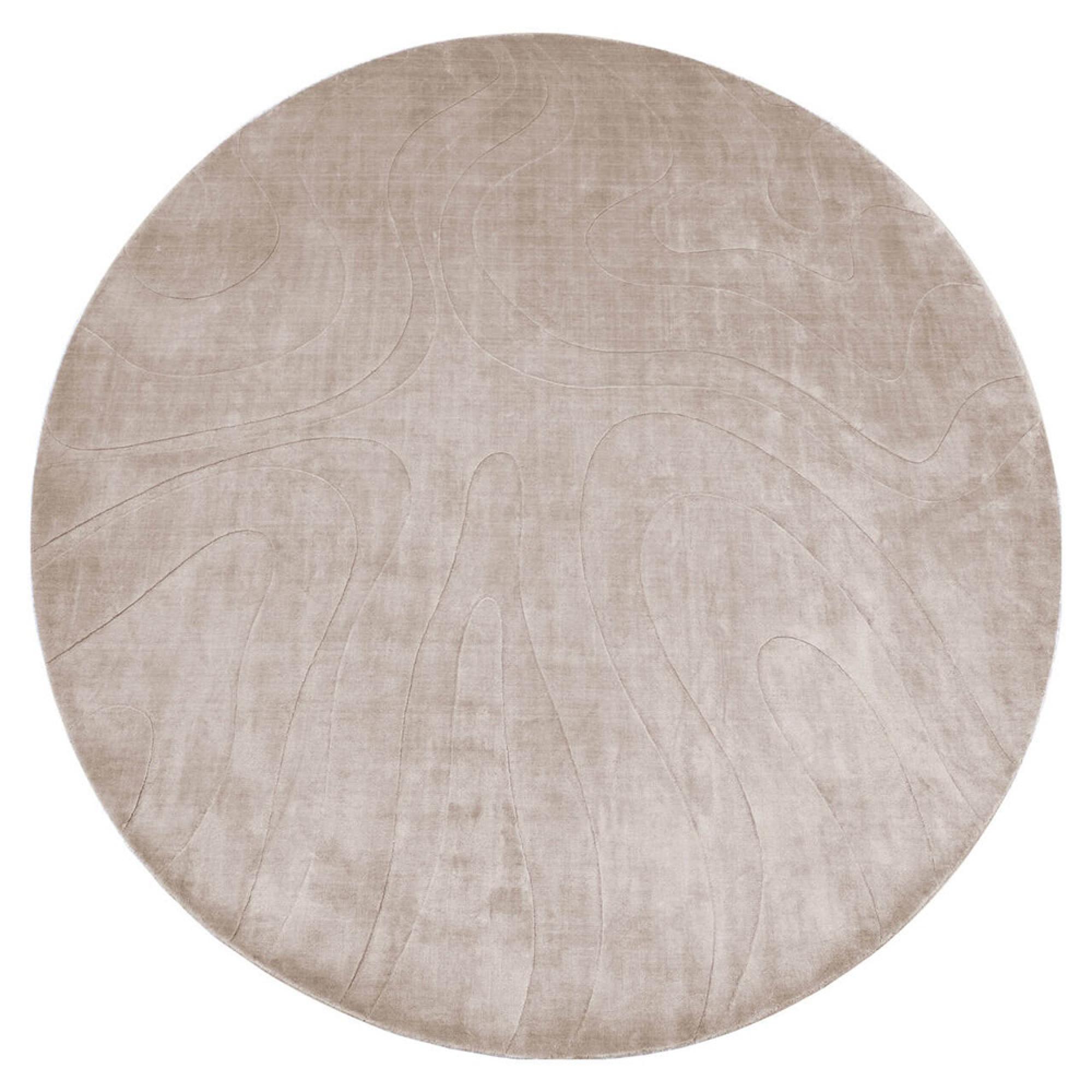 Addison Carpet - Round - Natural - Fabric - 260cm x 260cm