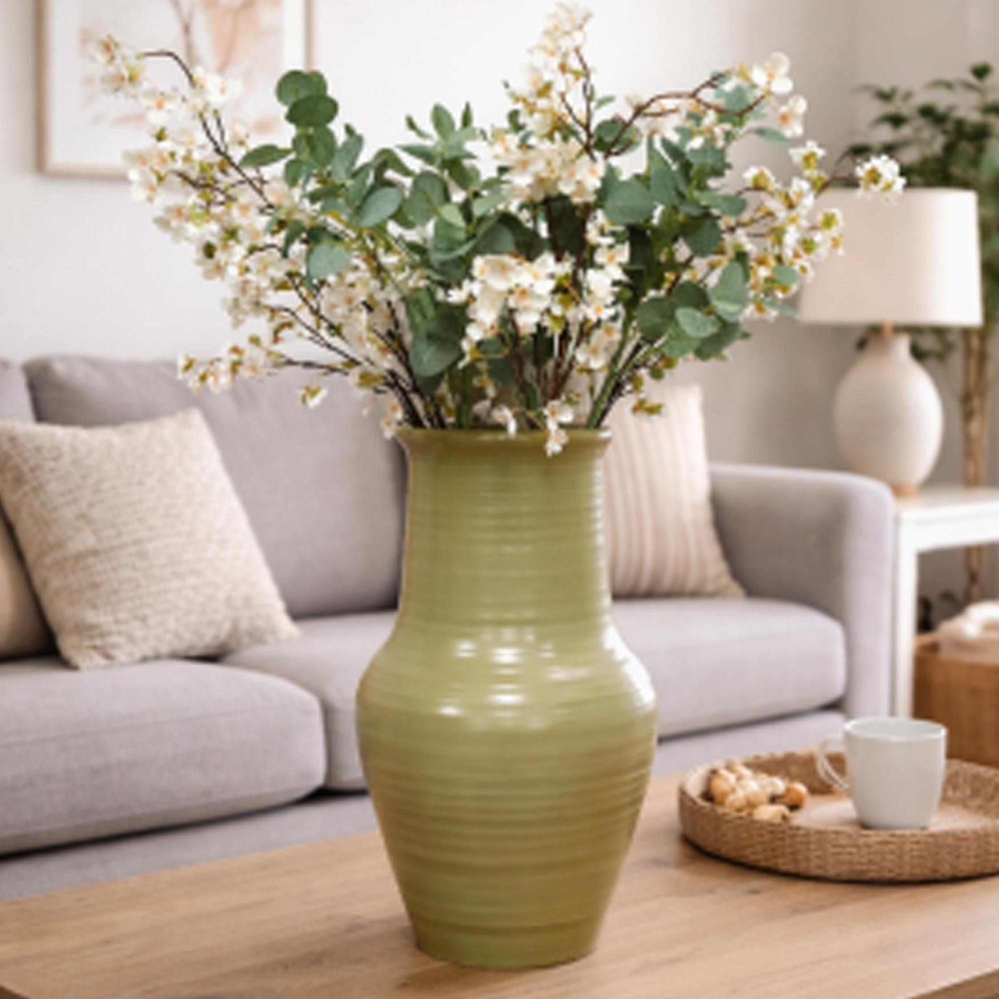 Vase - Green - Ceramic