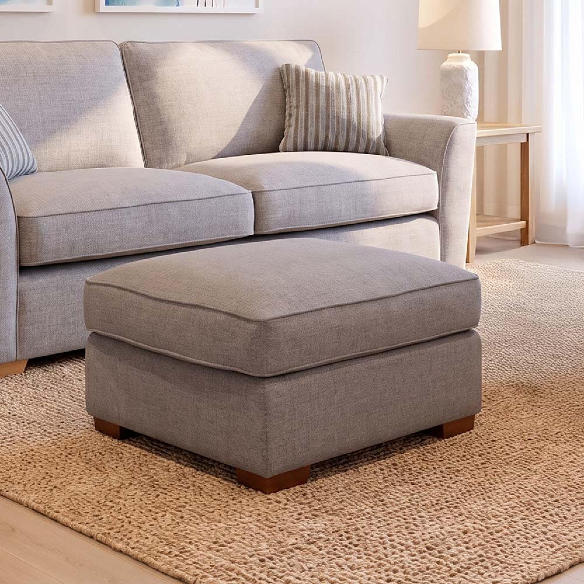 Buoyant Atlantis Fabric Footstool - Variation Available
