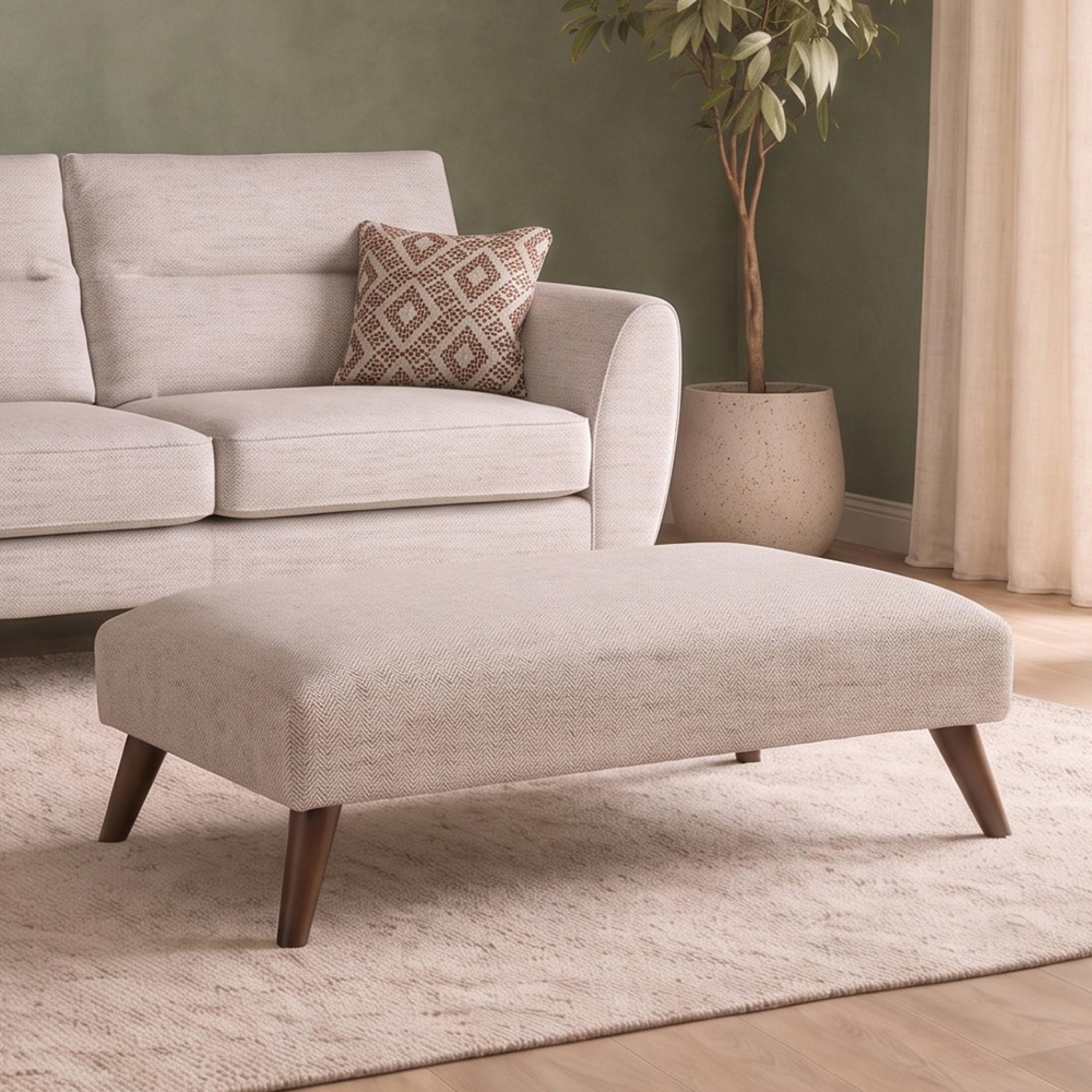 Buoyant Miller Fabric Footstool - Variation Available