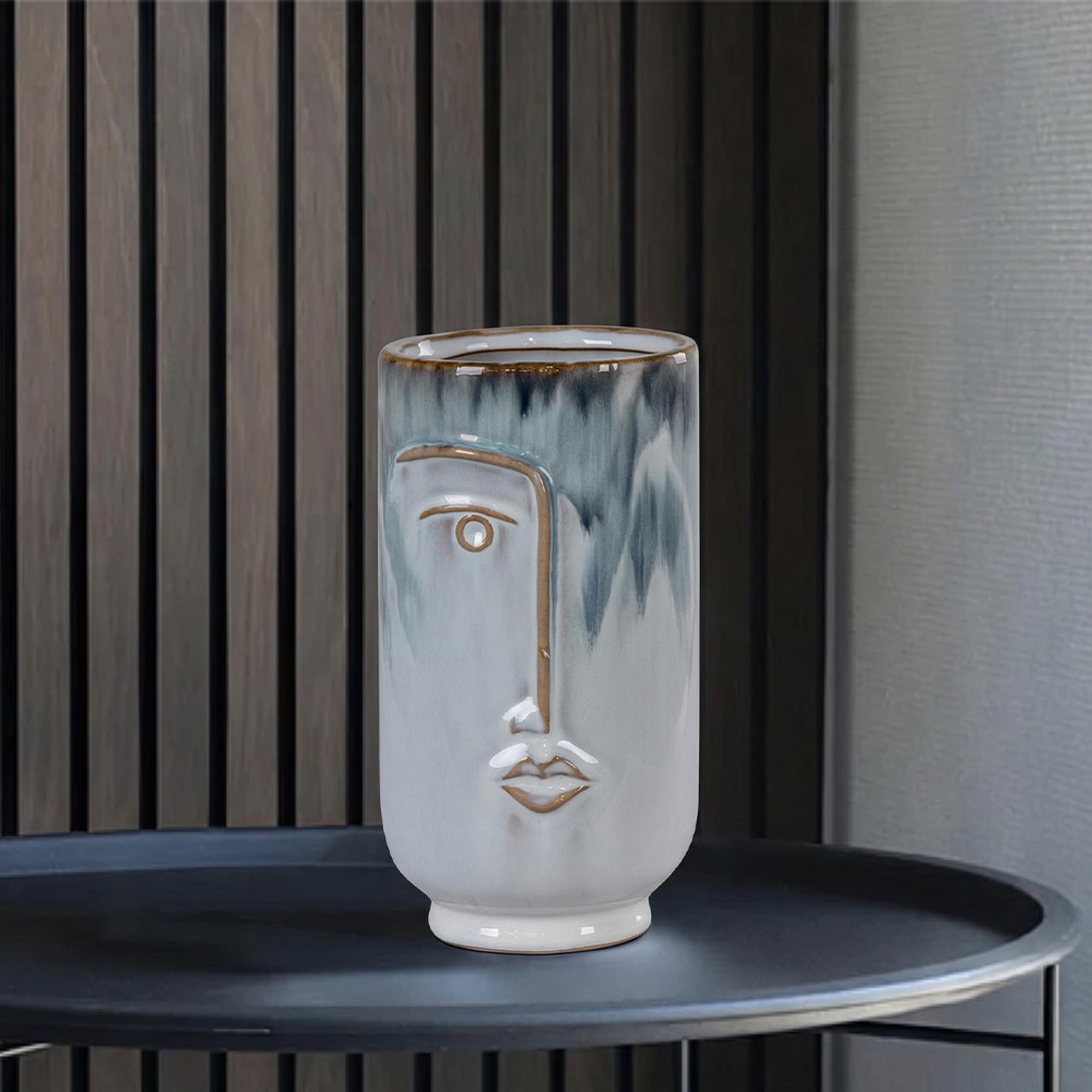 Blue Ceramic Vase