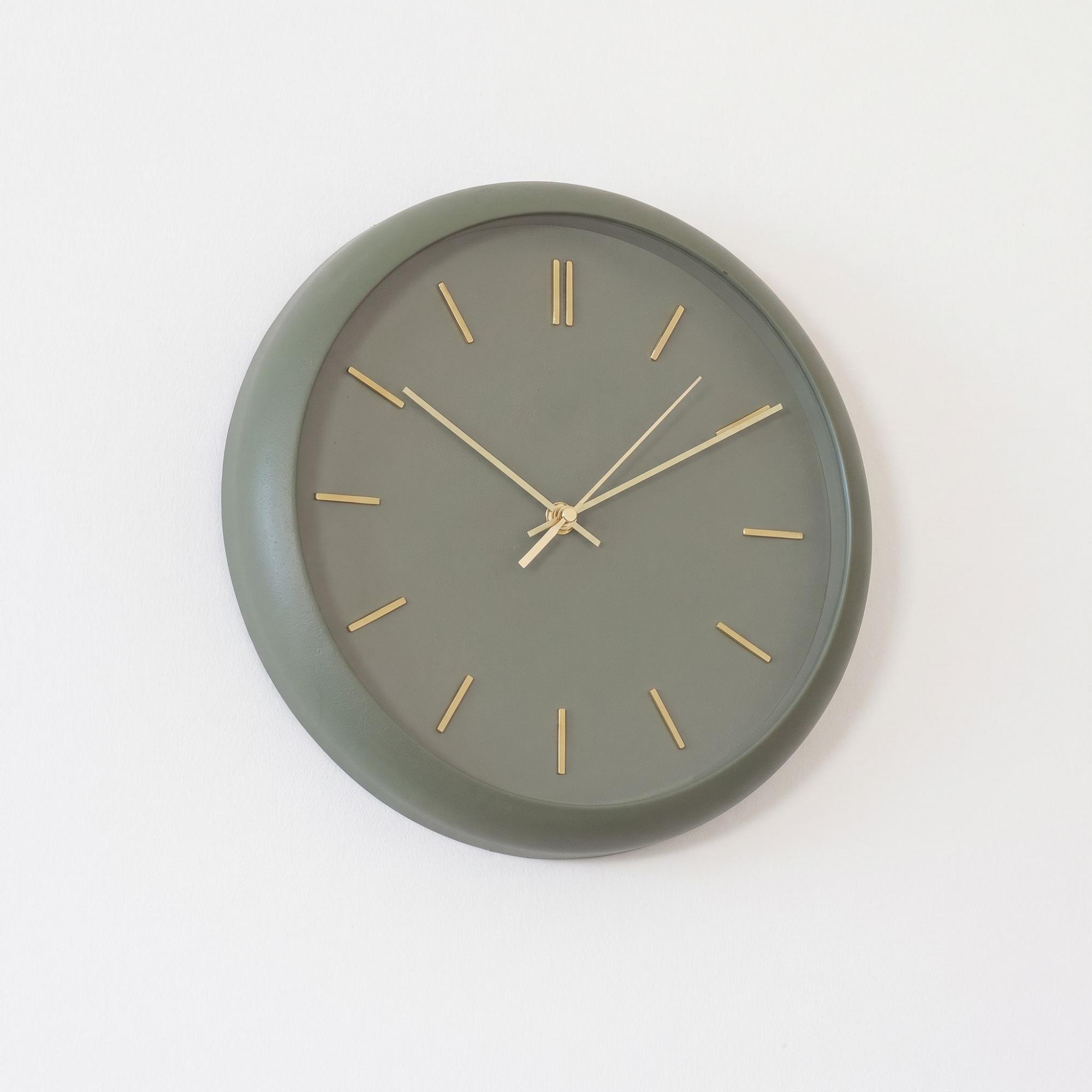 Rossano Wall Clock - Round - Green