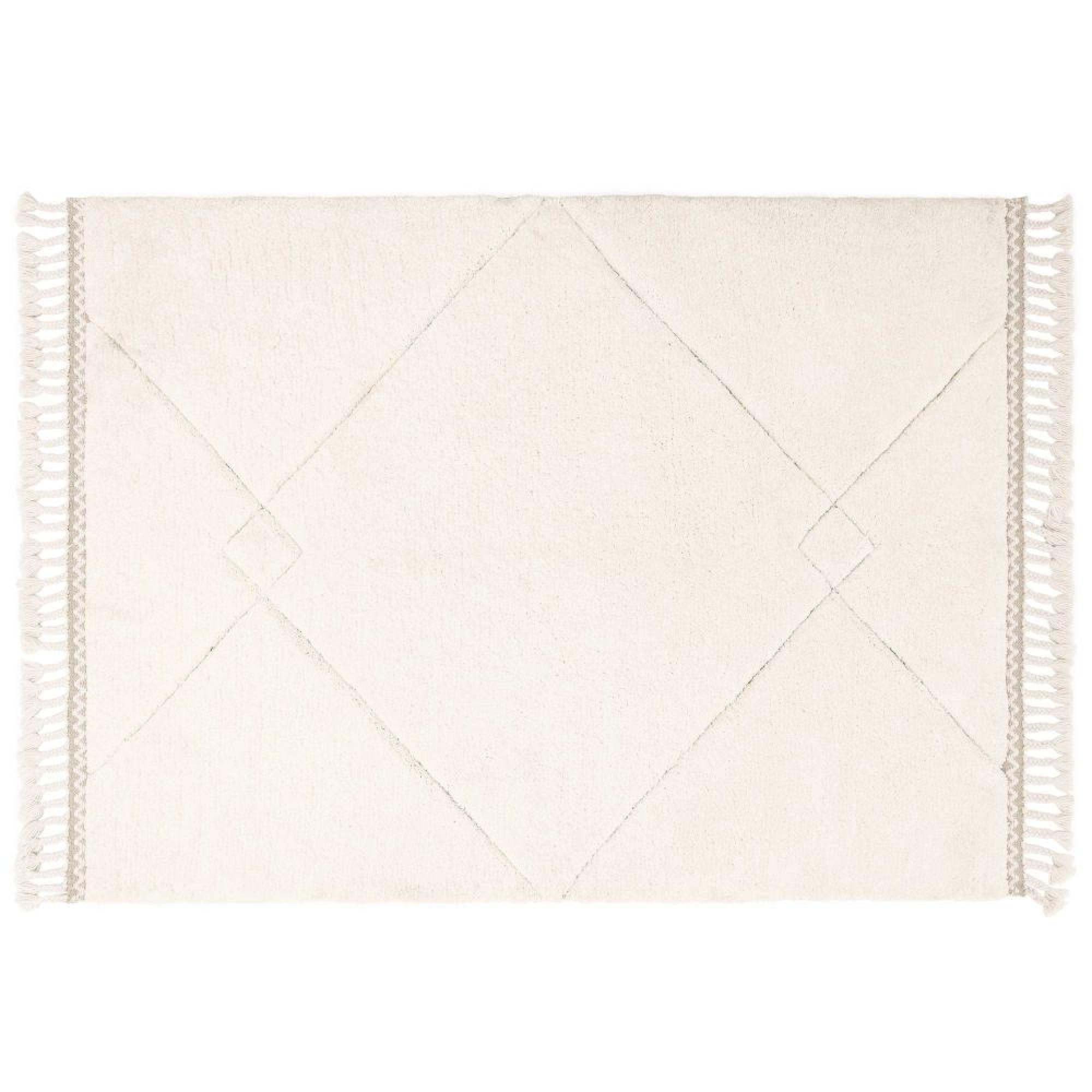 Fes Cream White Rug - FE03 - Sizes Available