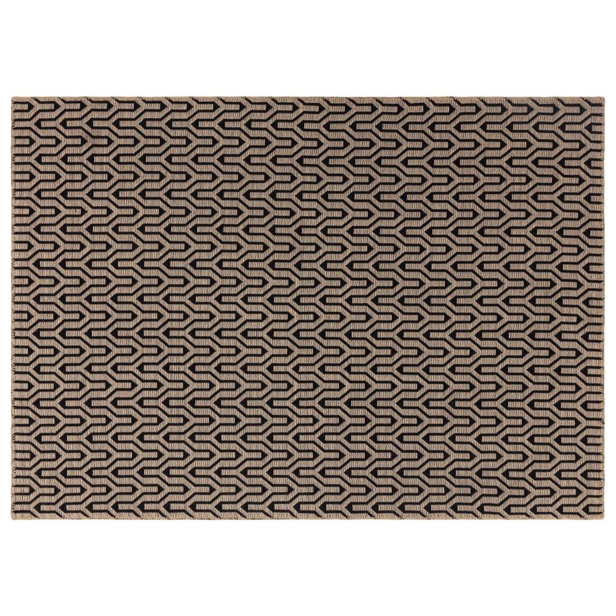 Global Black Lattice Rug - Sizes Available