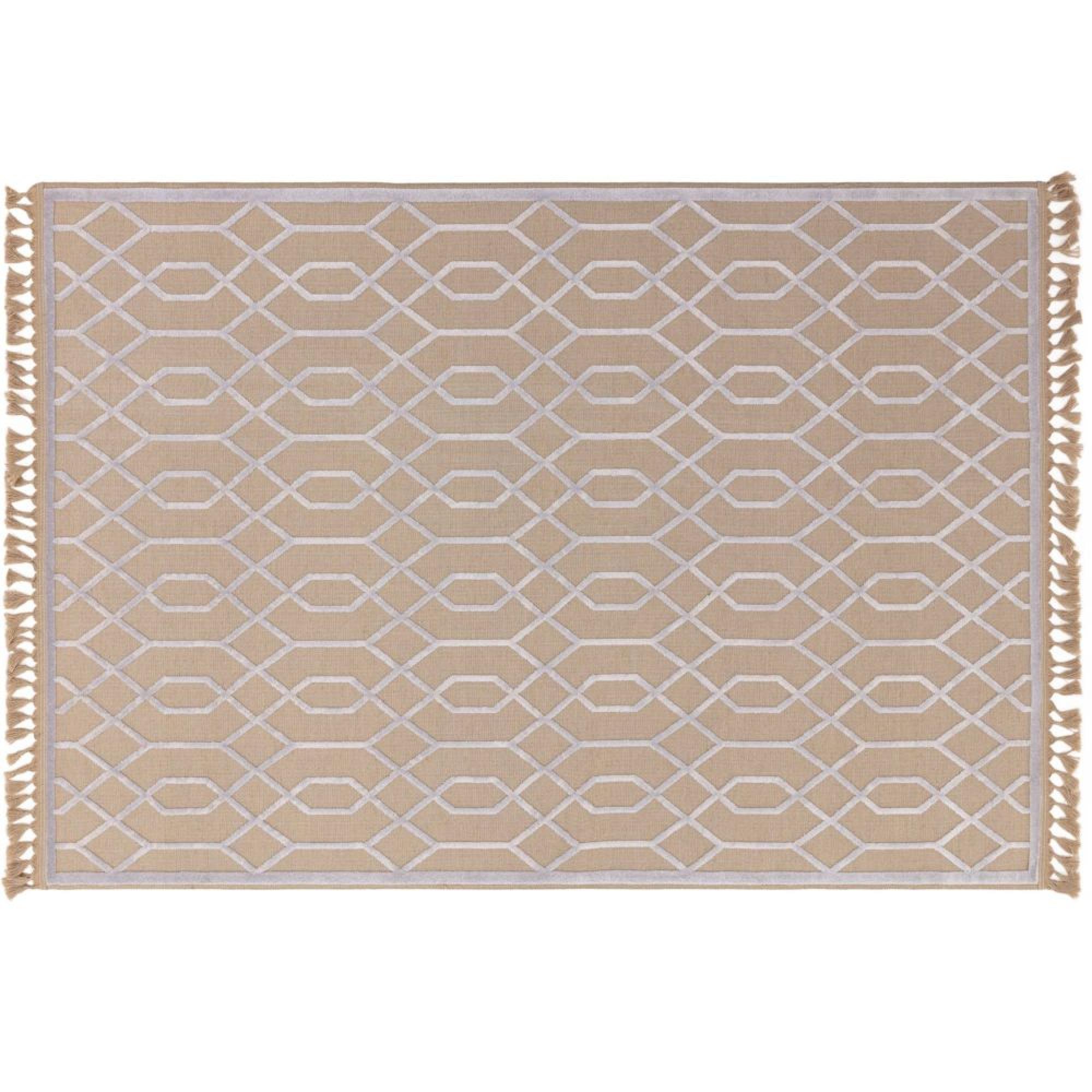 Global Ivory Diamond Rug - Sizes Available
