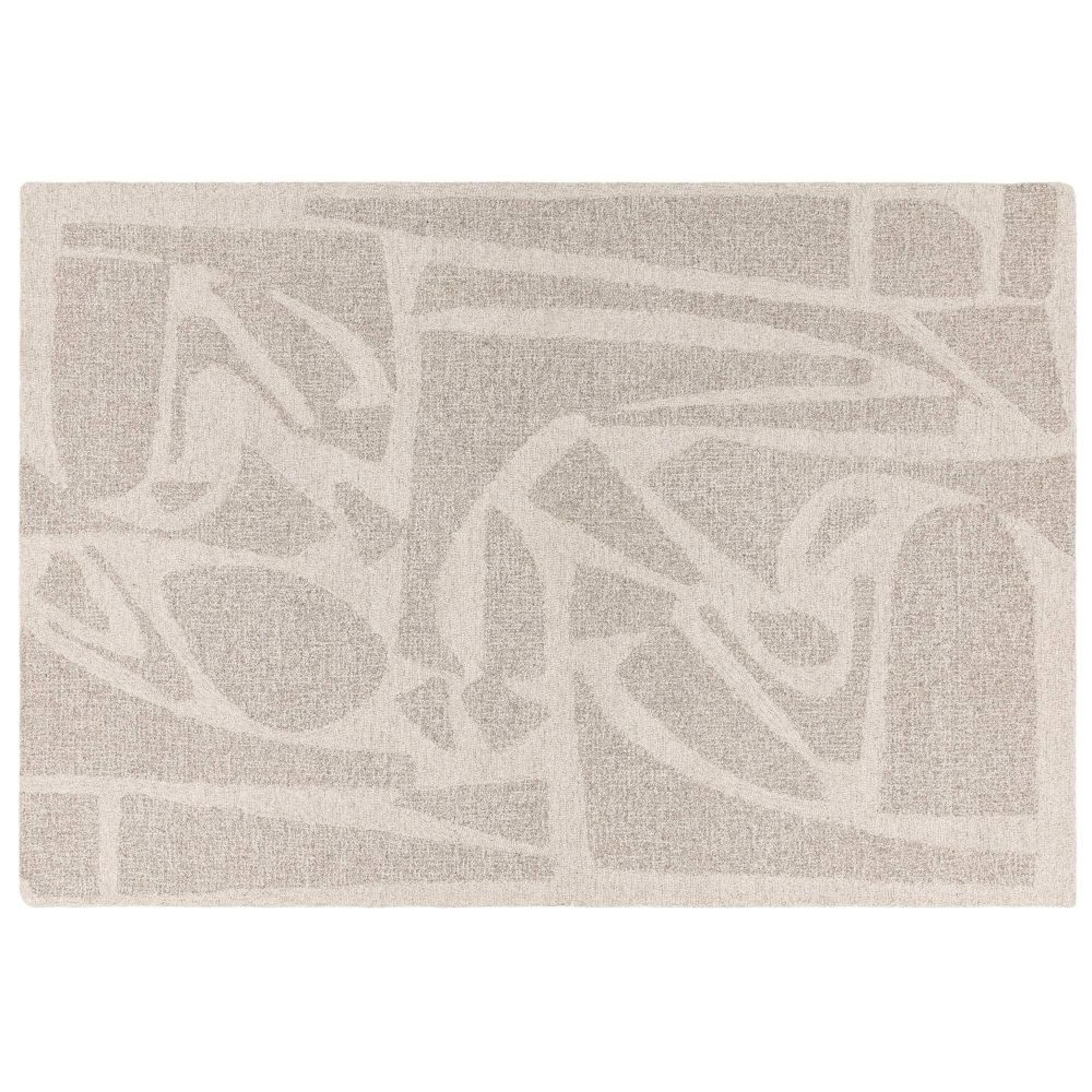 Loxley Linen White Rug - Sizes Available