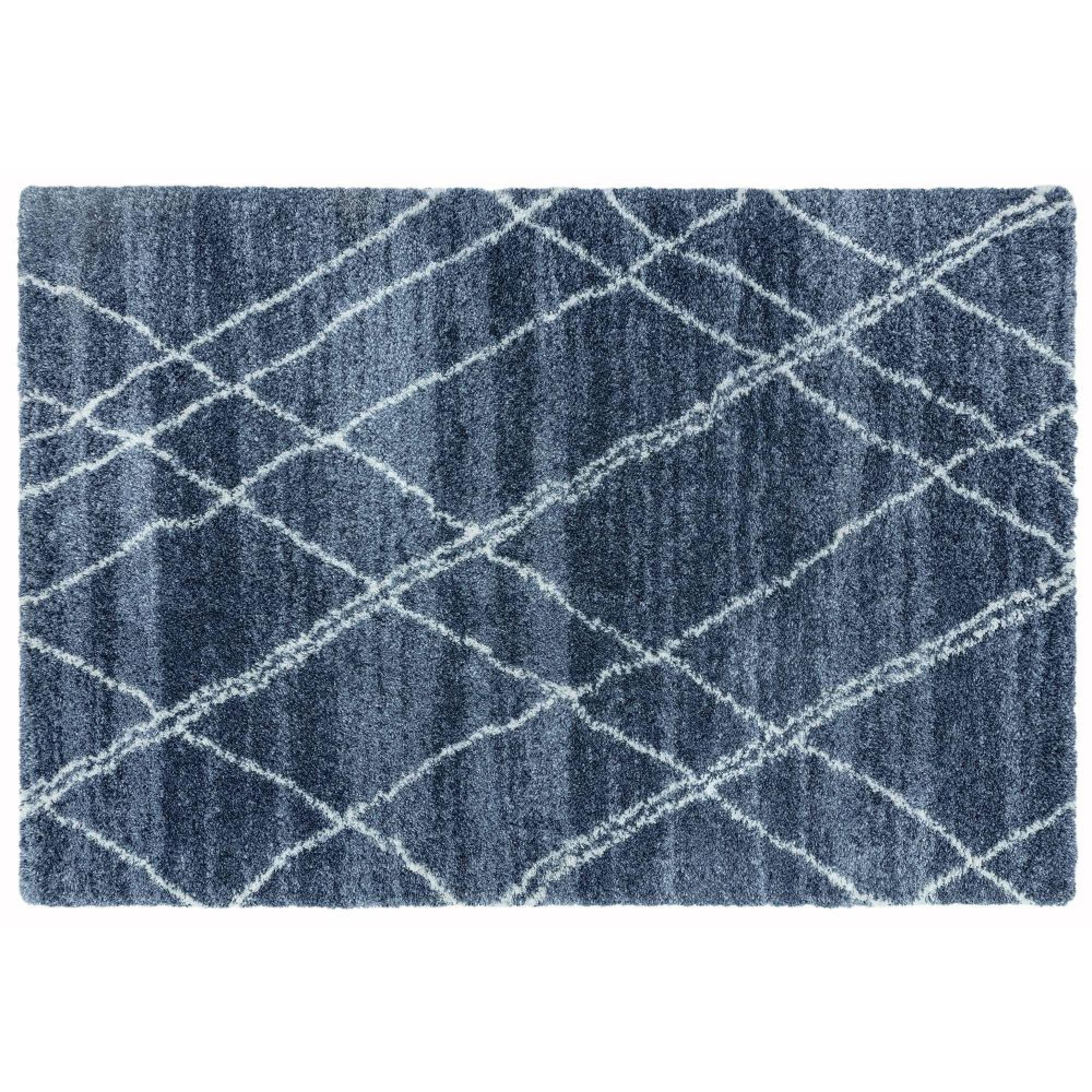Alto Blue and Cream AL01 Rug - Sizes Available