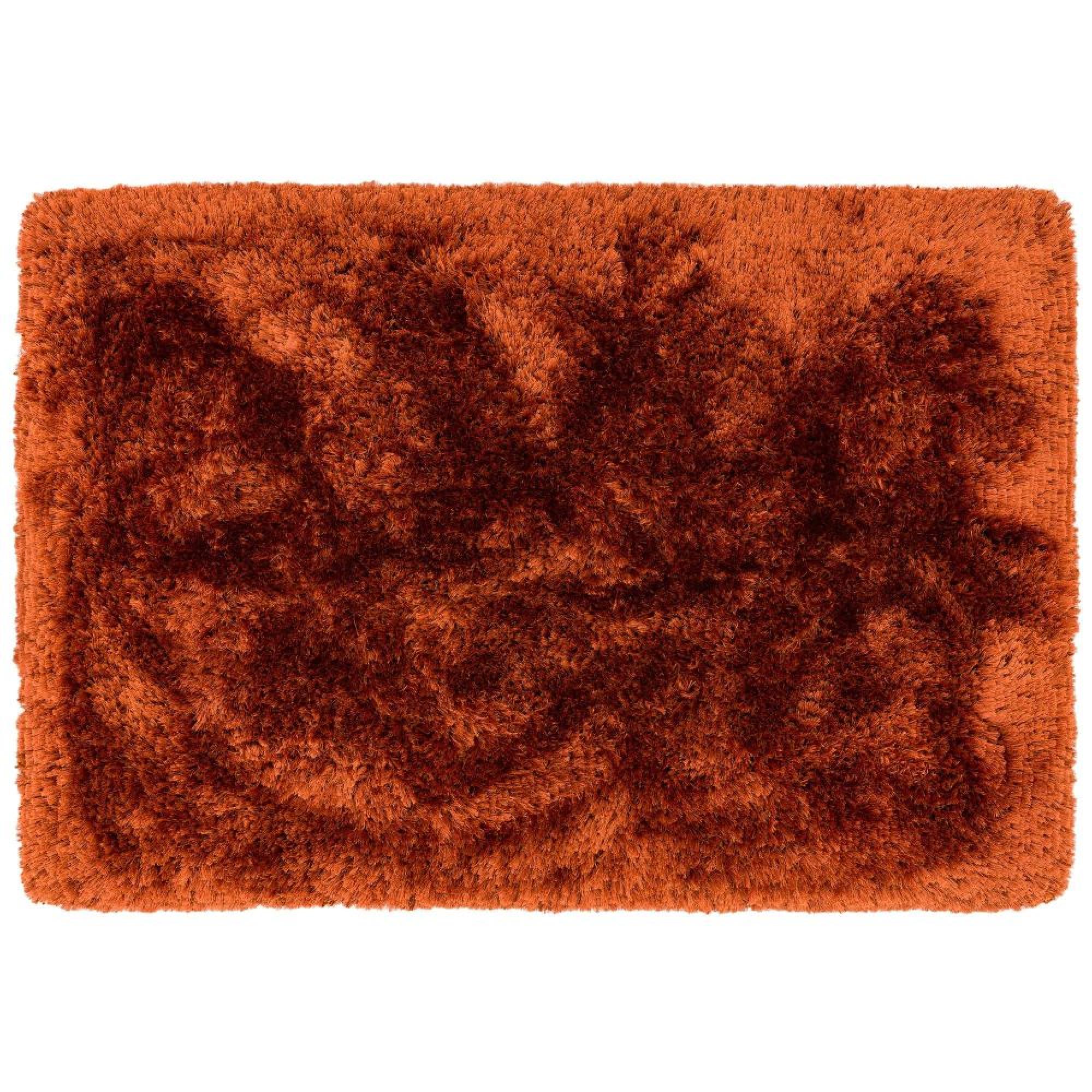 Plush Rust Orange Rug - Sizes Available