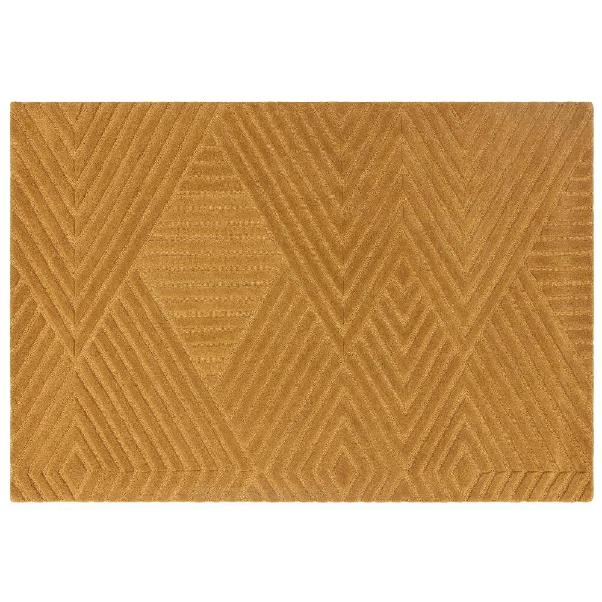 Hague Ochre Yellow Rug - Sizes Available