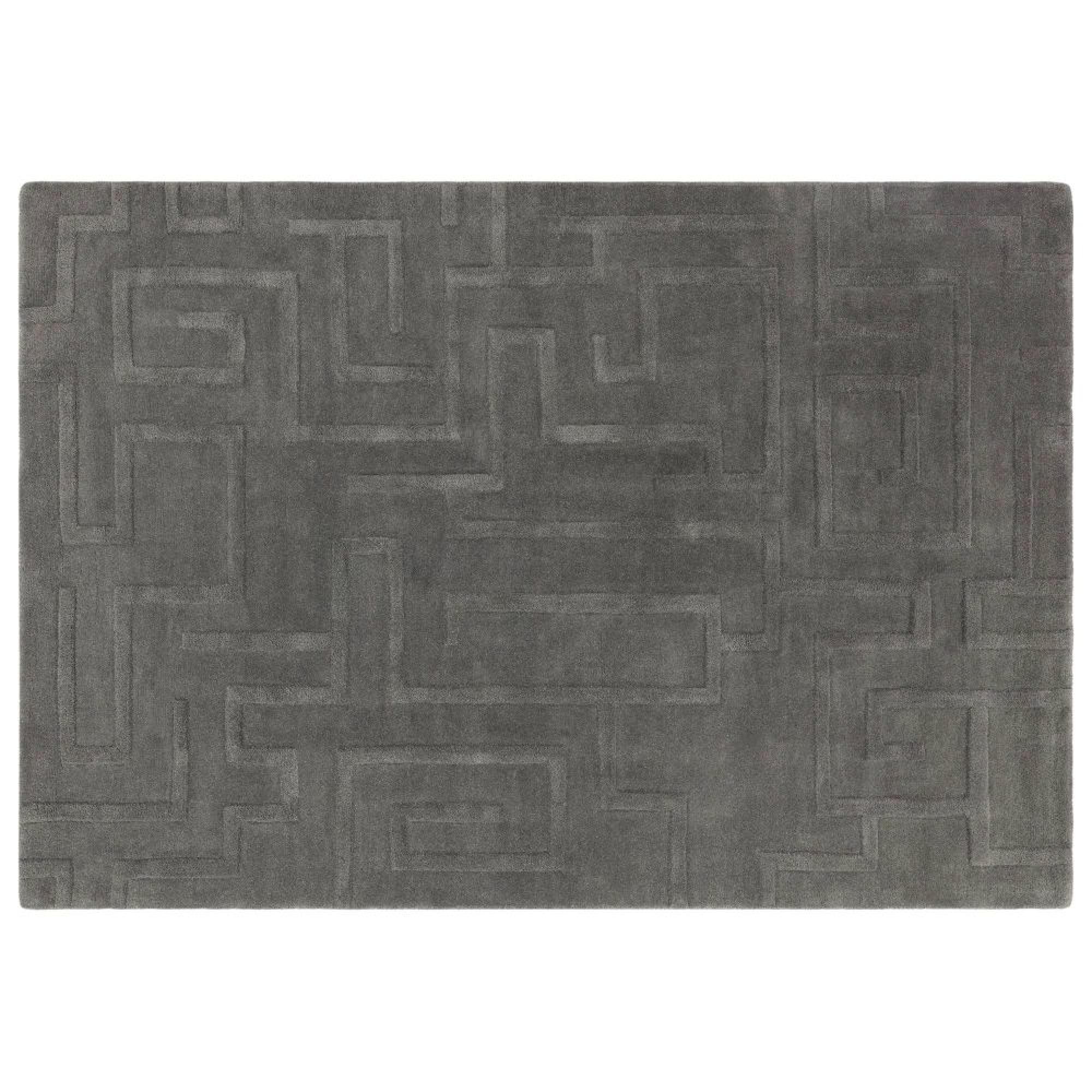 Maze Charcoal Rug - Sizes Available