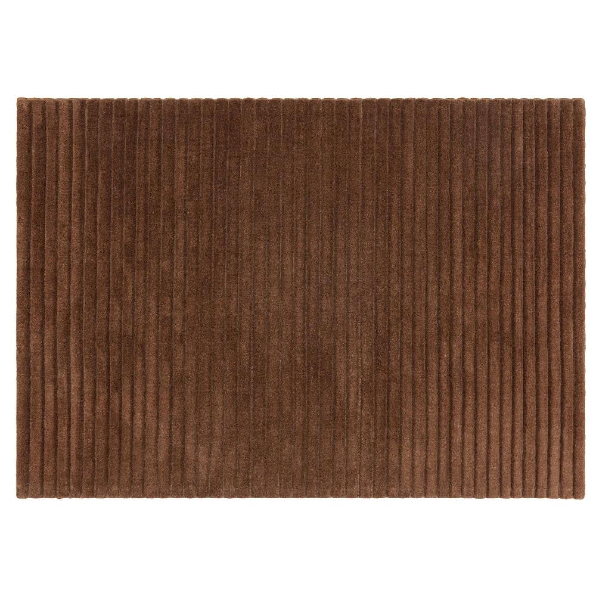 Linie Cocoa Brown Rug - Sizes Available