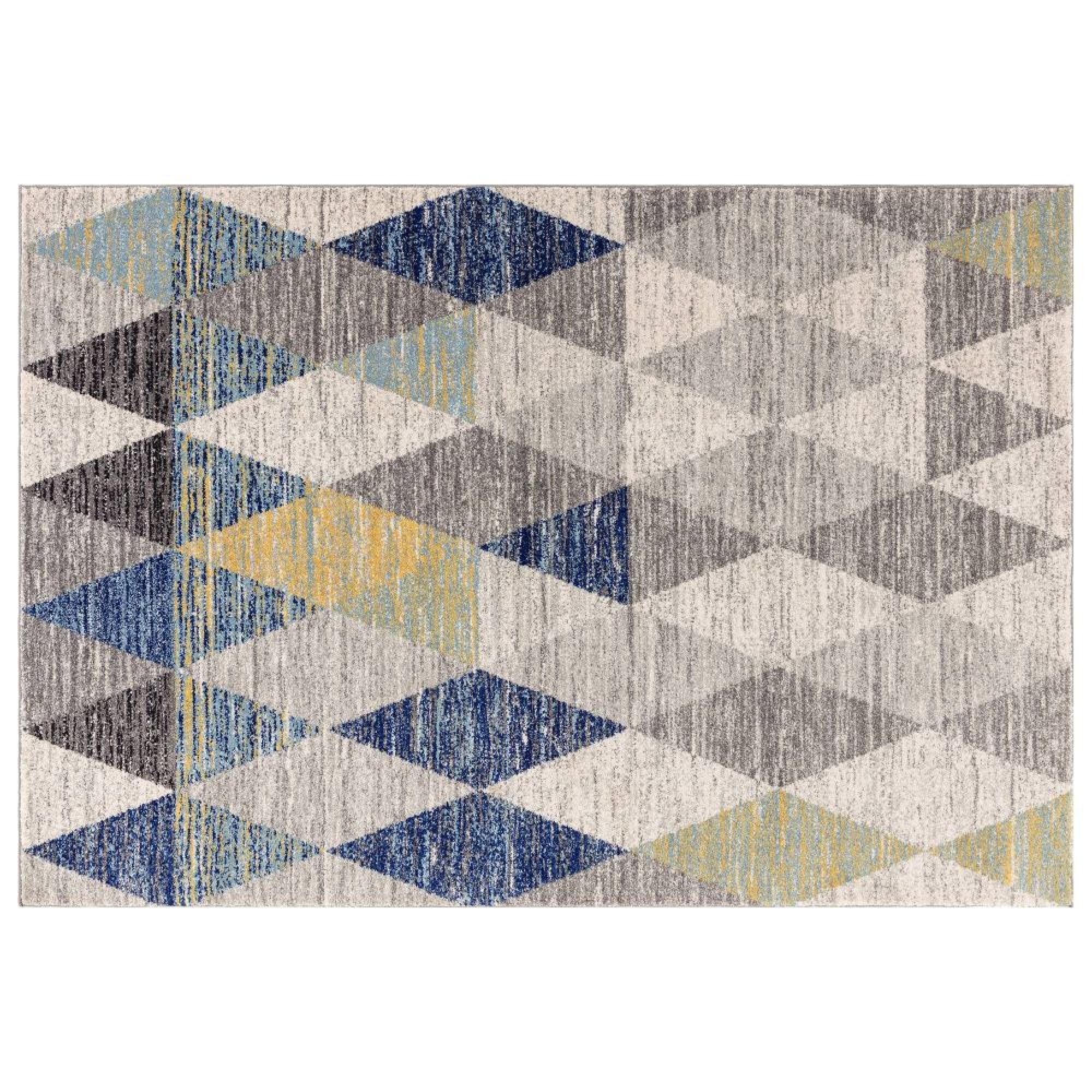 Muse Harlequin Blue MU25 Rug - Sizes Available