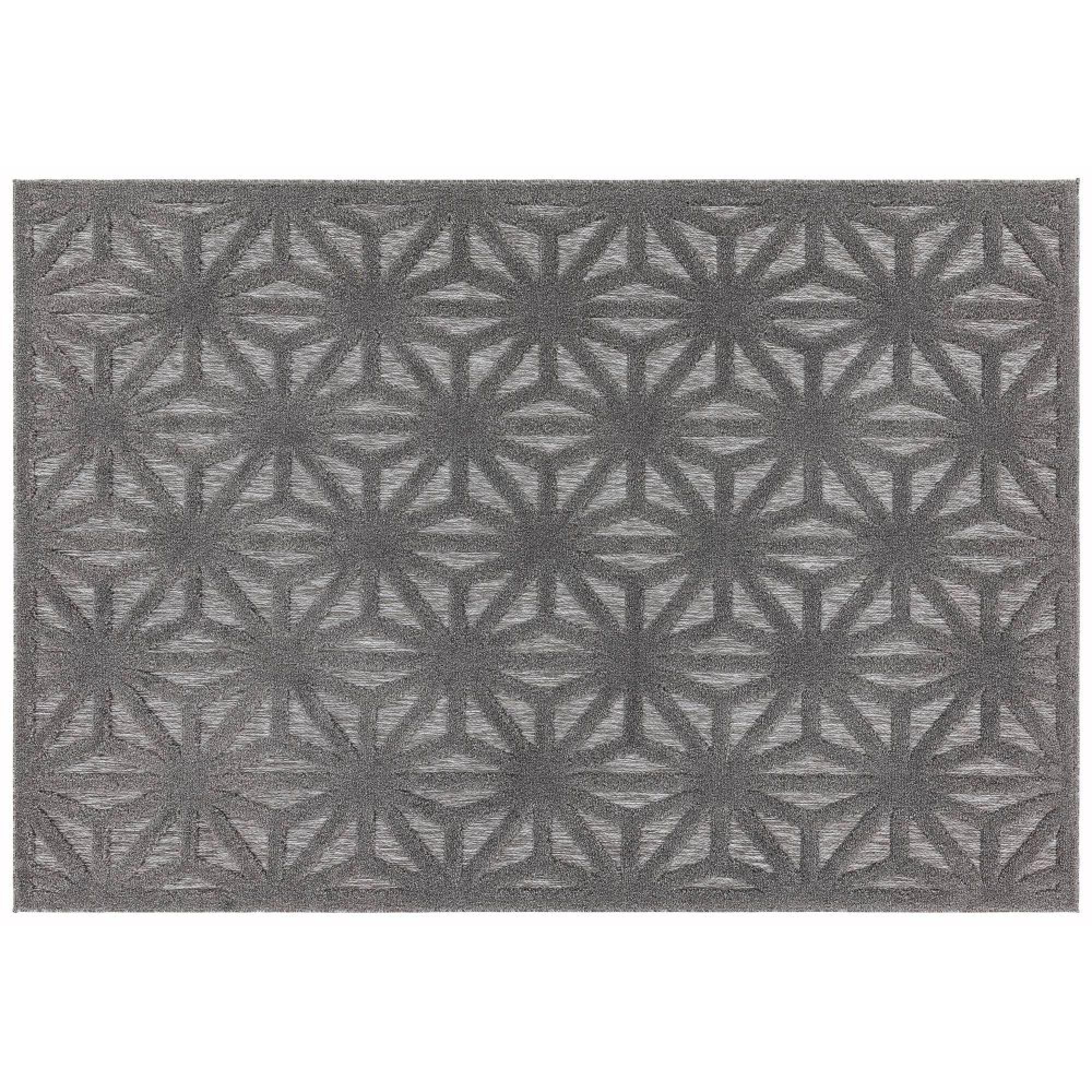 Salta Anthracite Star SA01 Rug - Sizes Available