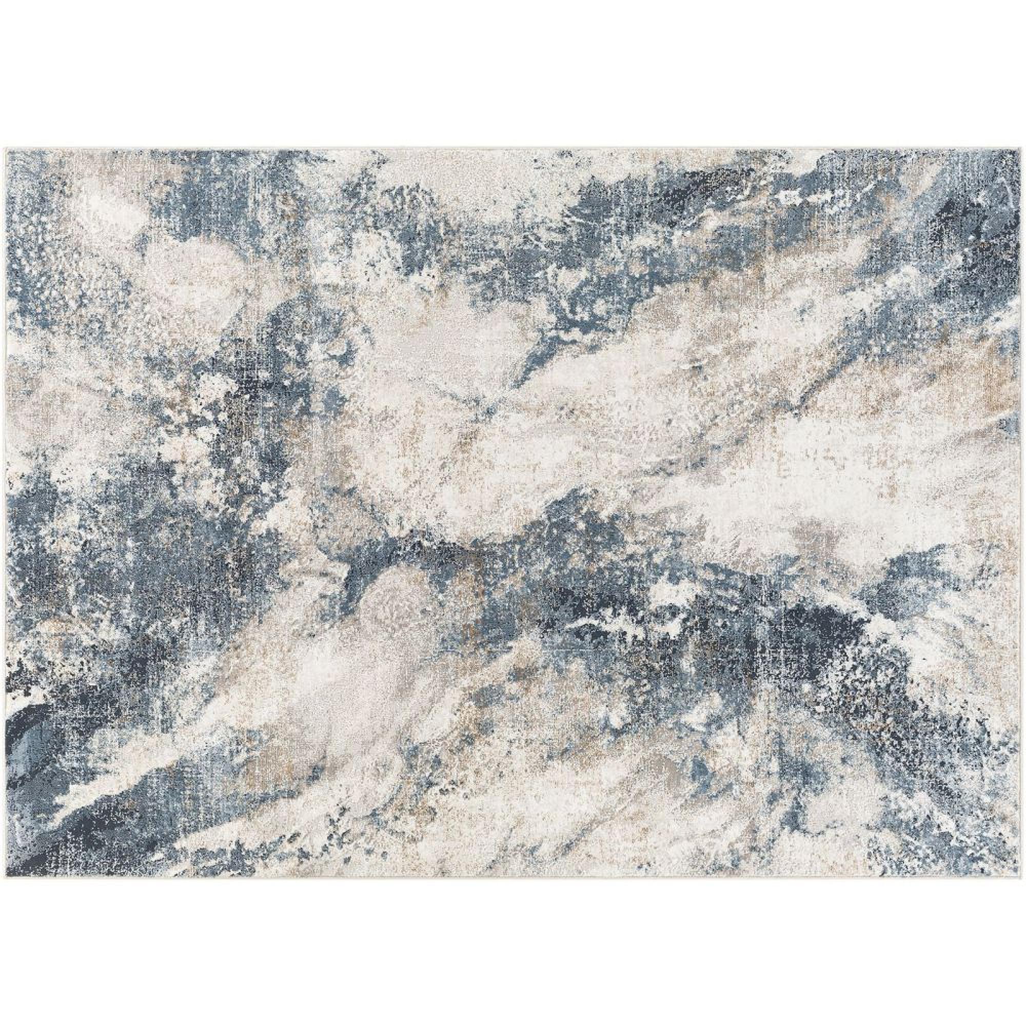 Allegro Abstract Blue ALG2338 Rug - Sizes Available