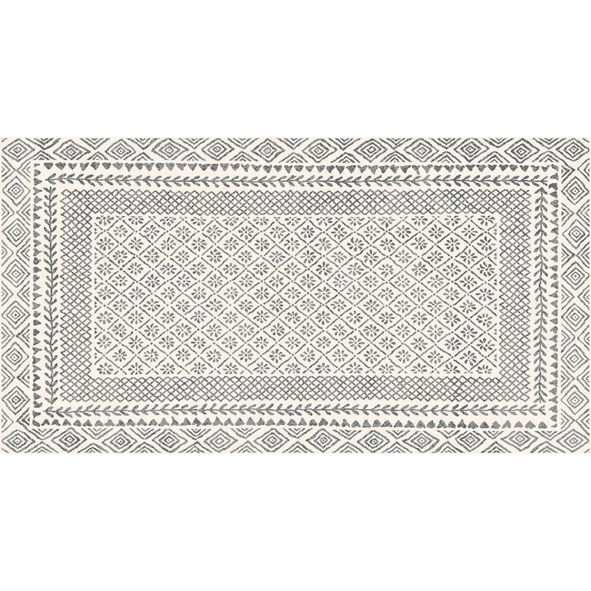 Bahar Geometric Global Grey BHR2321 Rug - Sizes Available