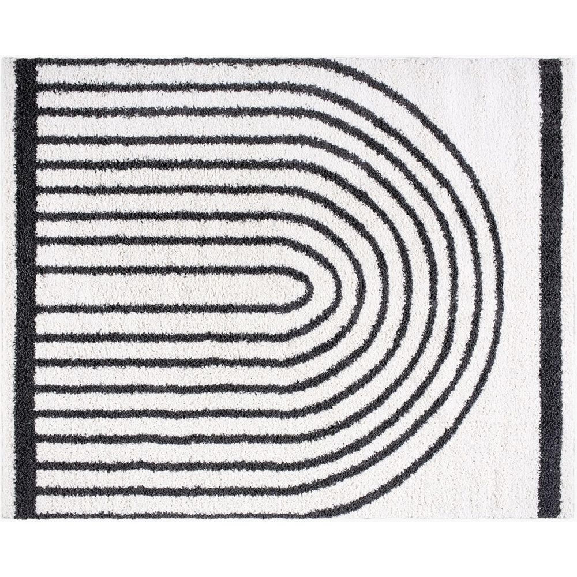 Birmingham Global Plush Black Soft Pile BMM2312 Rug - Sizes Available