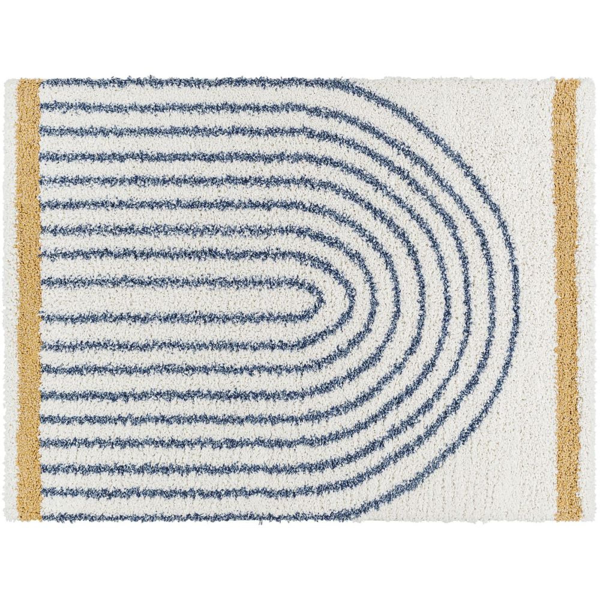 Birmingham Global Plush Blue Soft Pile BMM2313 Rug - Sizes Available