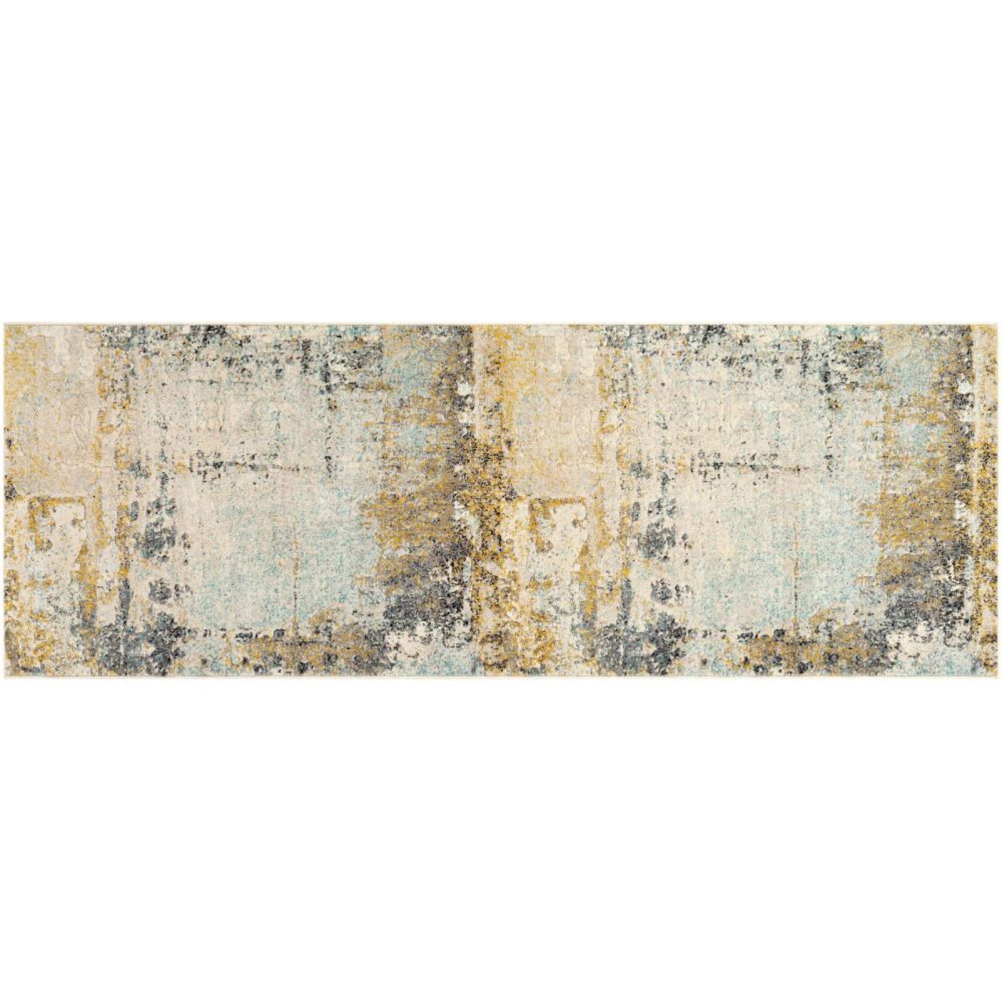 City Abstract Yellow CIT2378 Runner - 80cm x 220cm