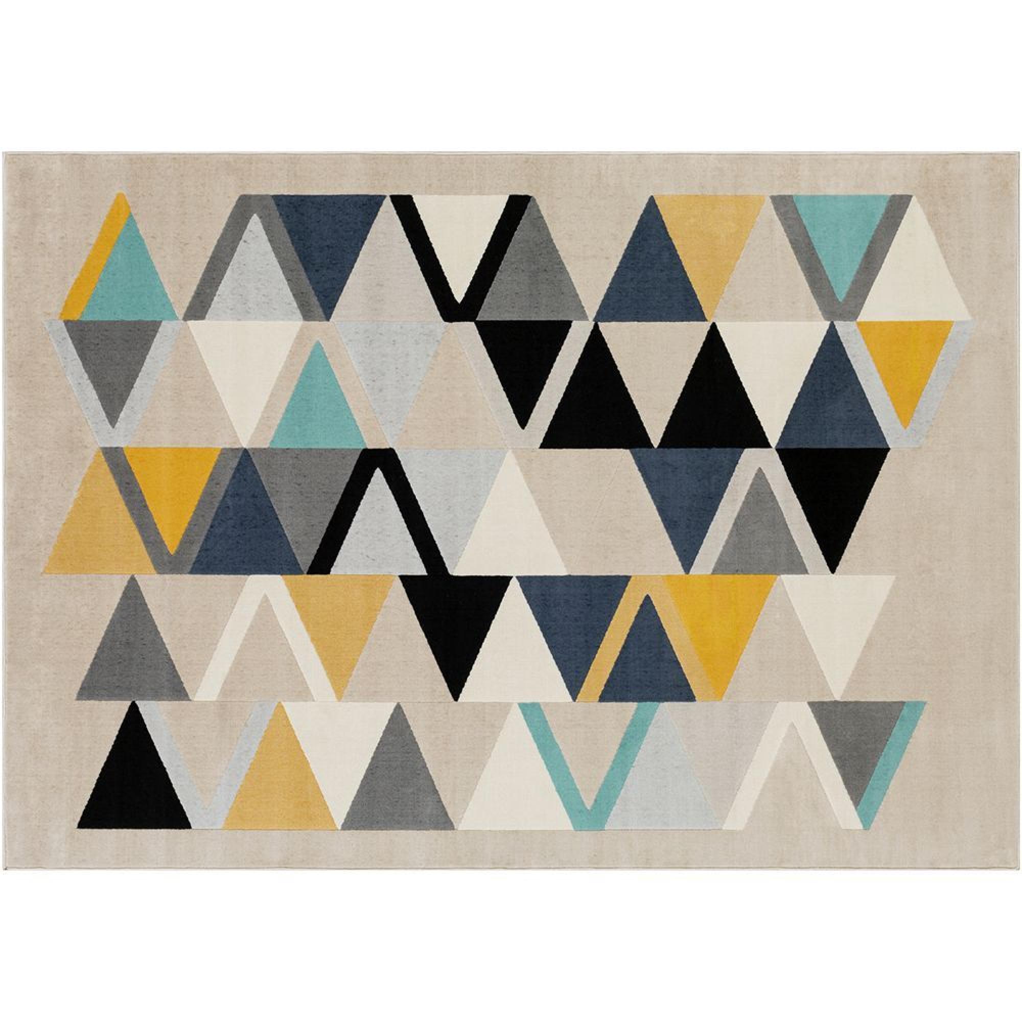City Geometric Yellow CIT2349 Rug - Sizes Available