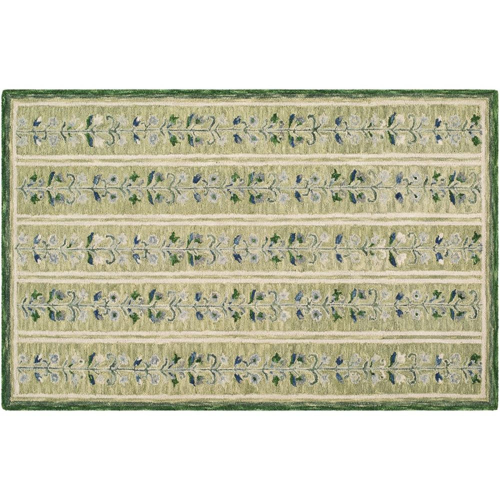 Fairfax Global Green Wool FFX2301 Rug - Sizes Available