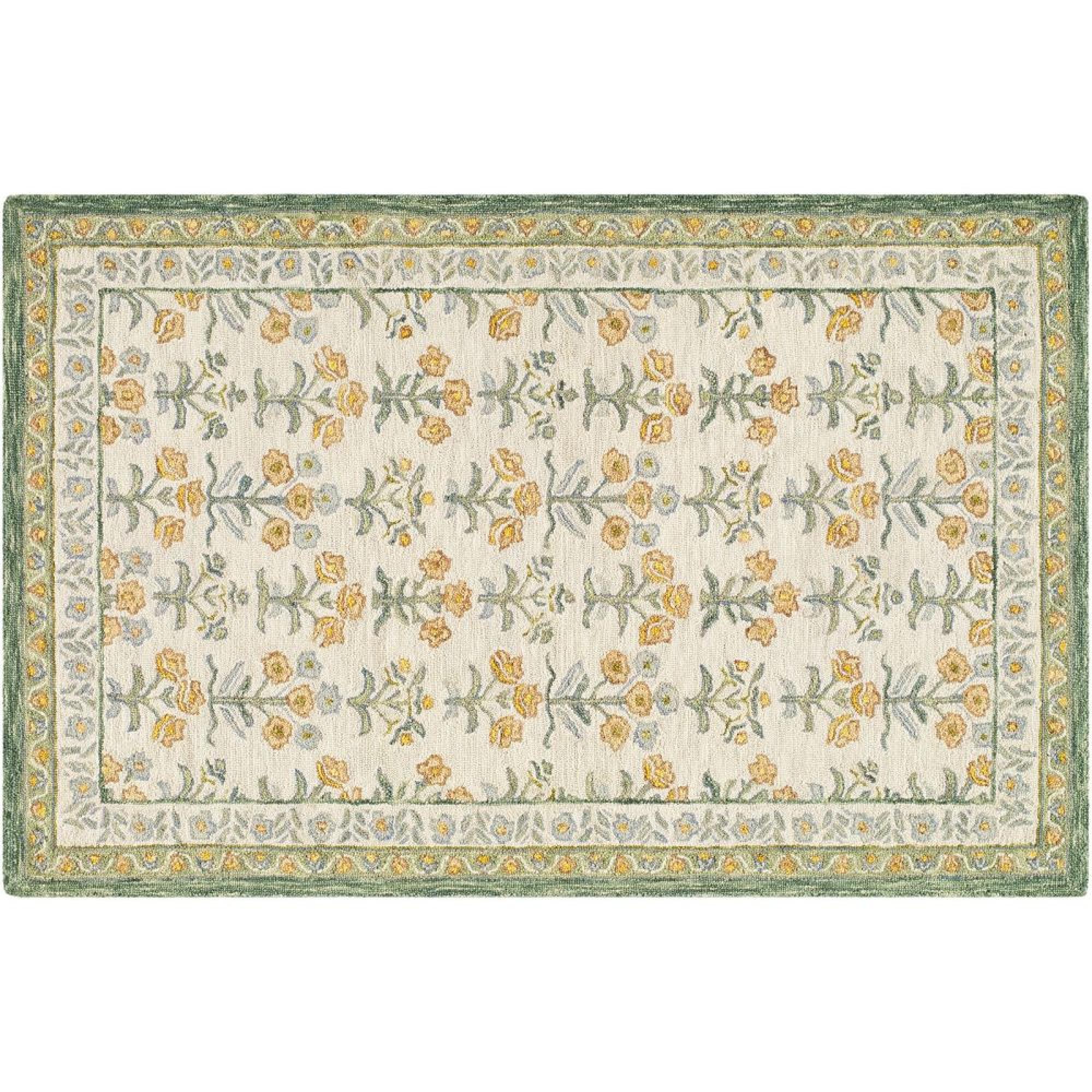 Fairfax Global Yellow Wool FFX2303 Rug - Sizes Available