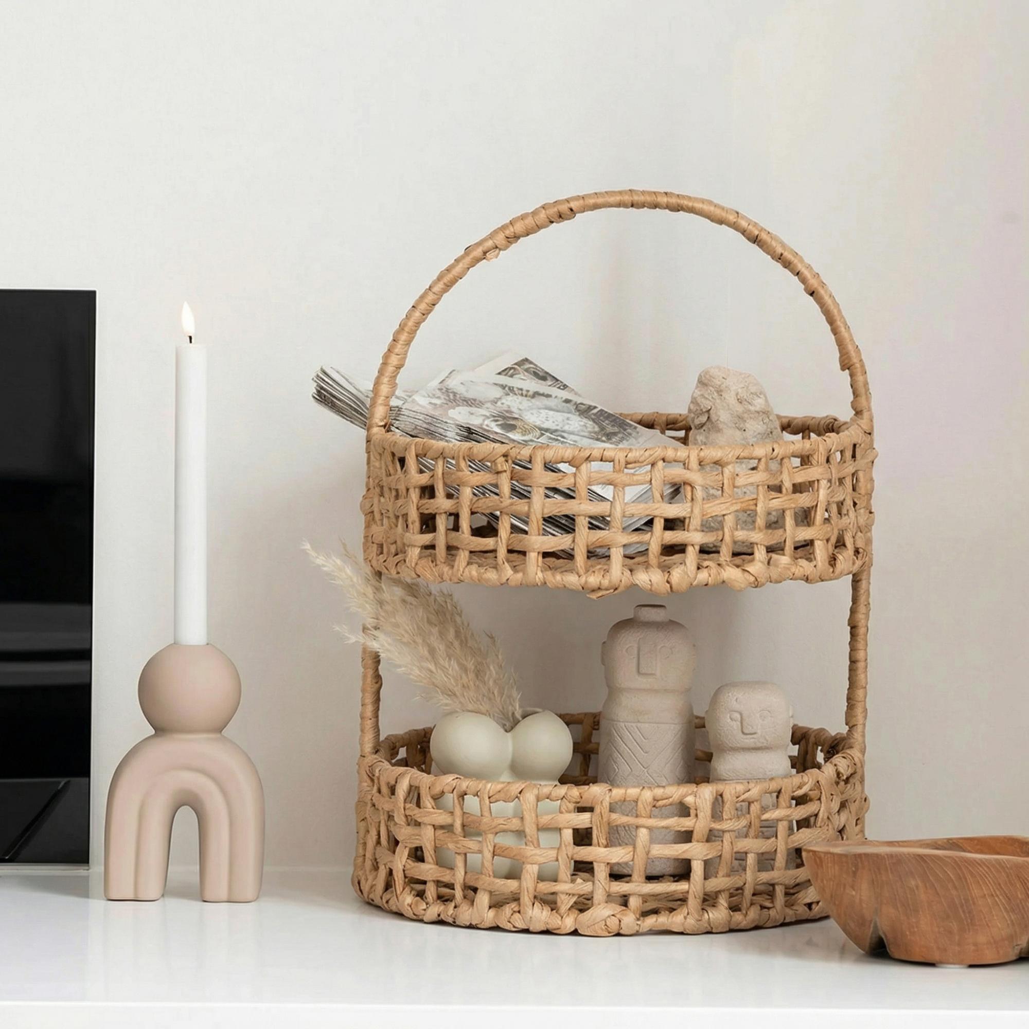 Anadia Tray - Brown - Natural