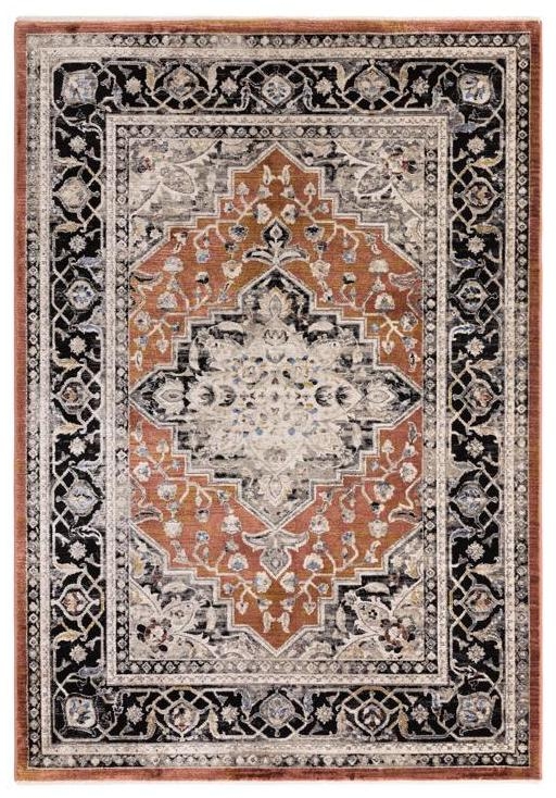 Classic Heritage Sovereign Medallion Rug - Terracotta - 120cm x 166cm