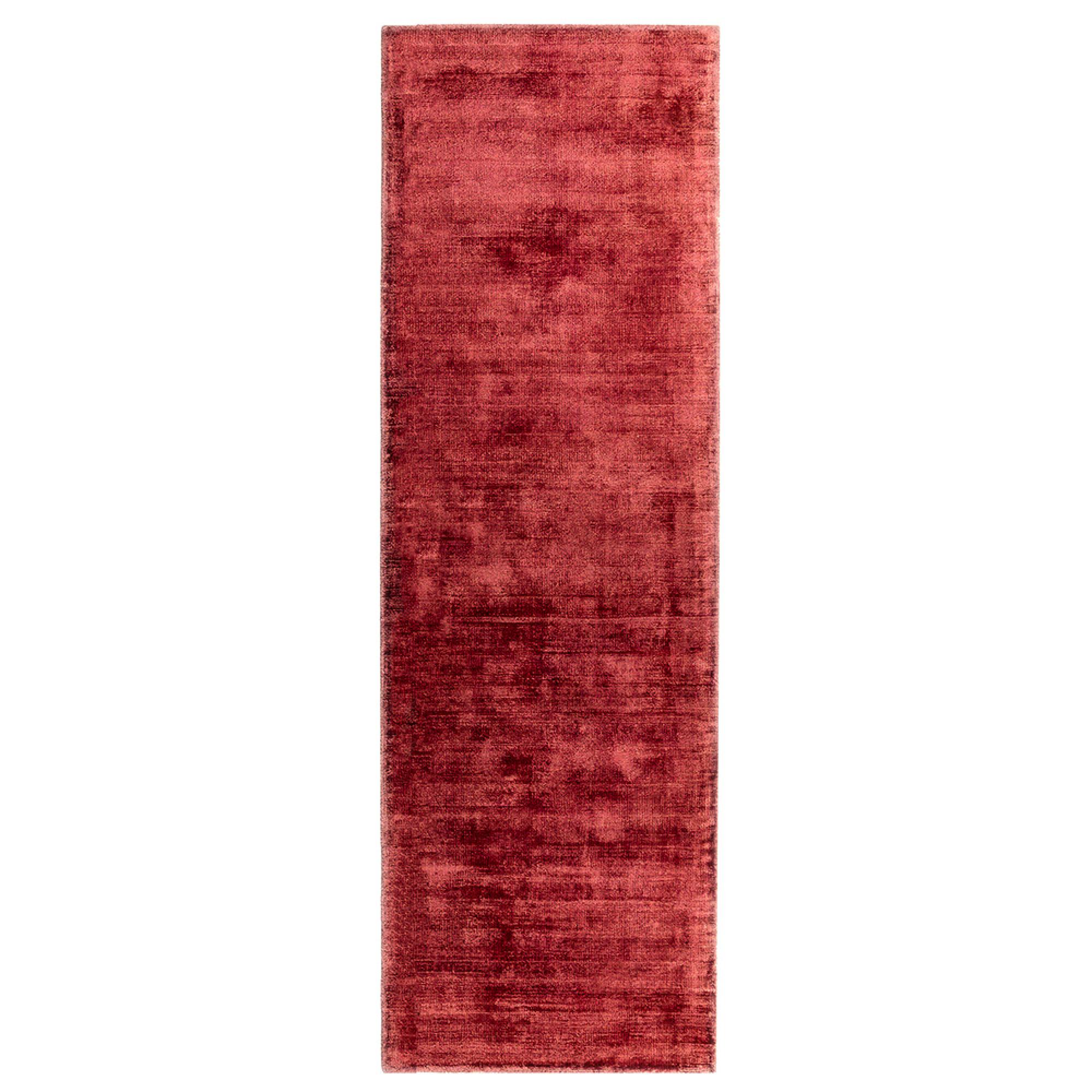 Contemporary Plain Blade Runner - Berry - 66cm x 240cm