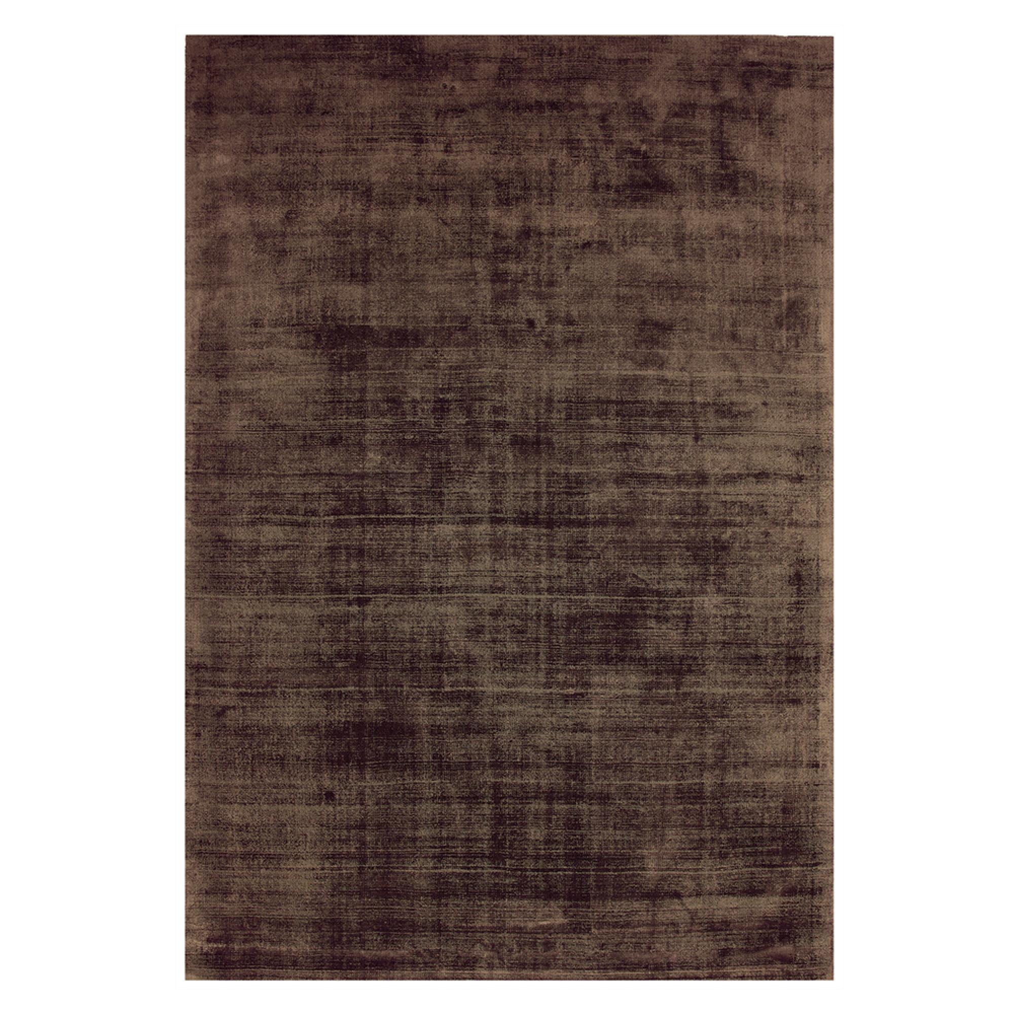 Contemporary Plain Blade Rug - Chocolate - Sizes Available