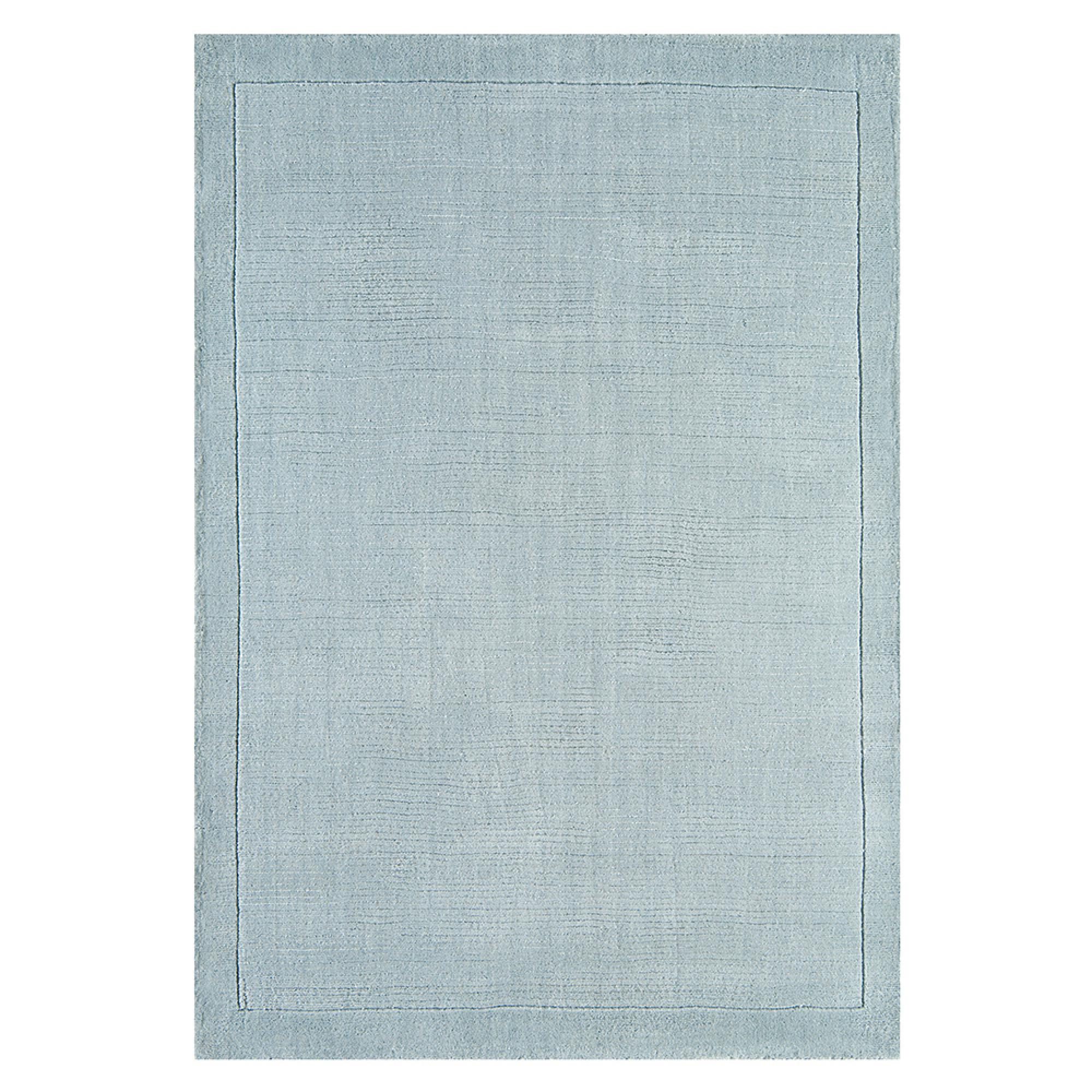 Contemporary Plain York Rug - Duck Egg - Sizes Available