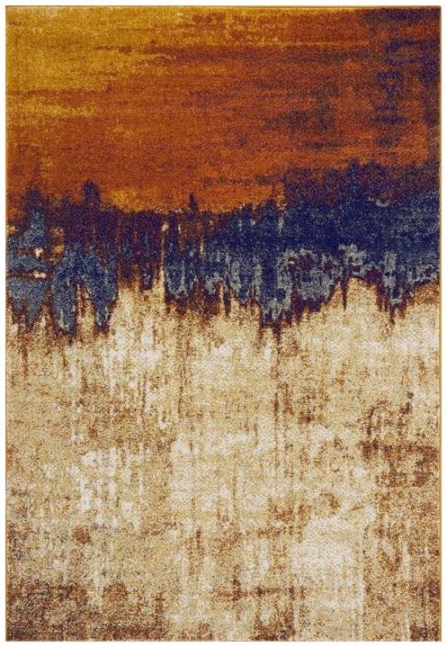 Easy Nova Rug Distress Orange Nv04 Sizes Available