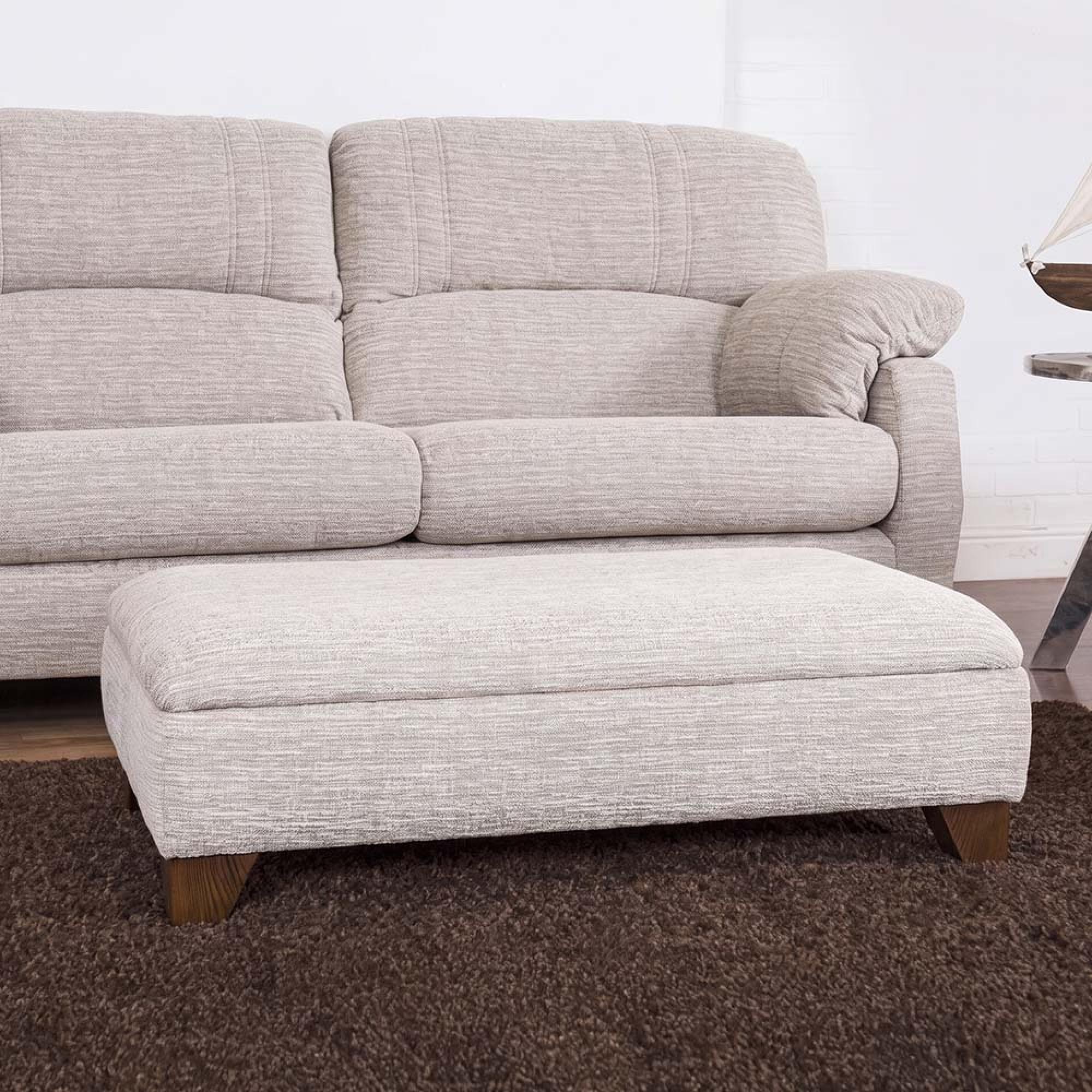 Buoyant Austin Fabric Storage Footstool - Variation Available