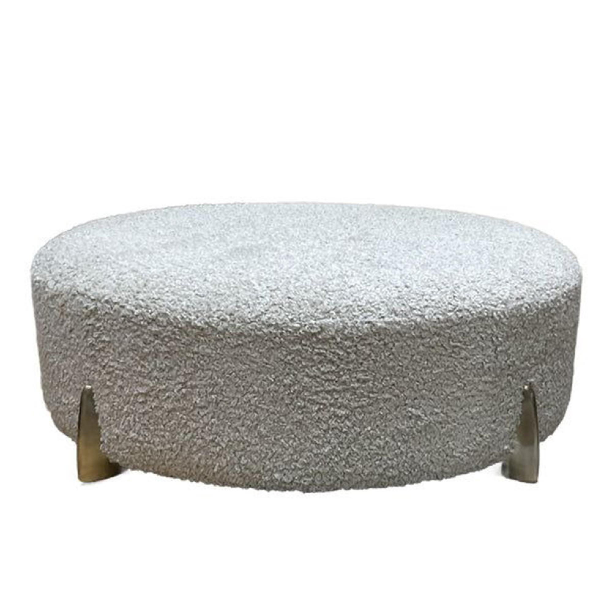 Buoyant Axel Fabric Footstool - Variation Available