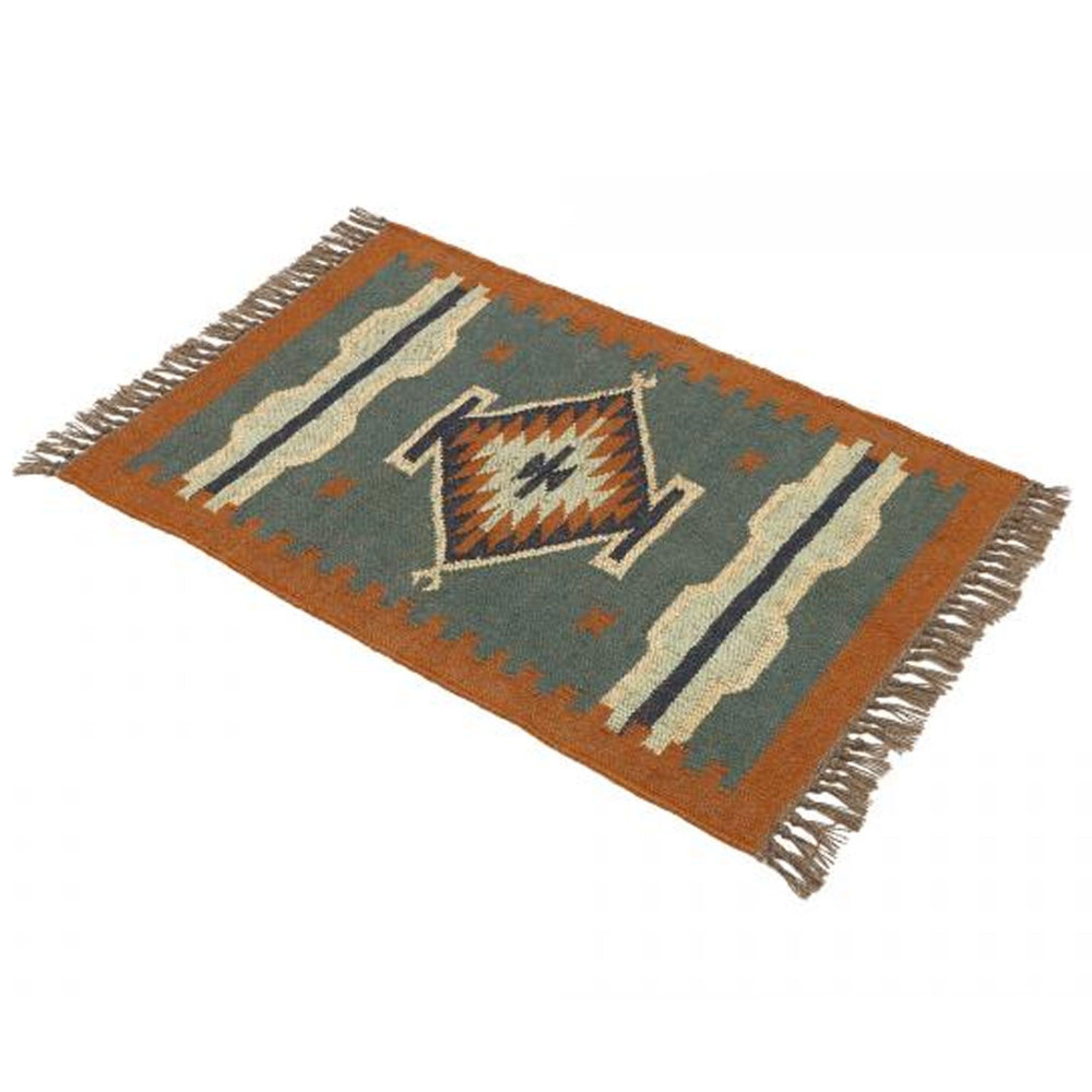 Dewas Floor Rug - Kilim - Small - Grey