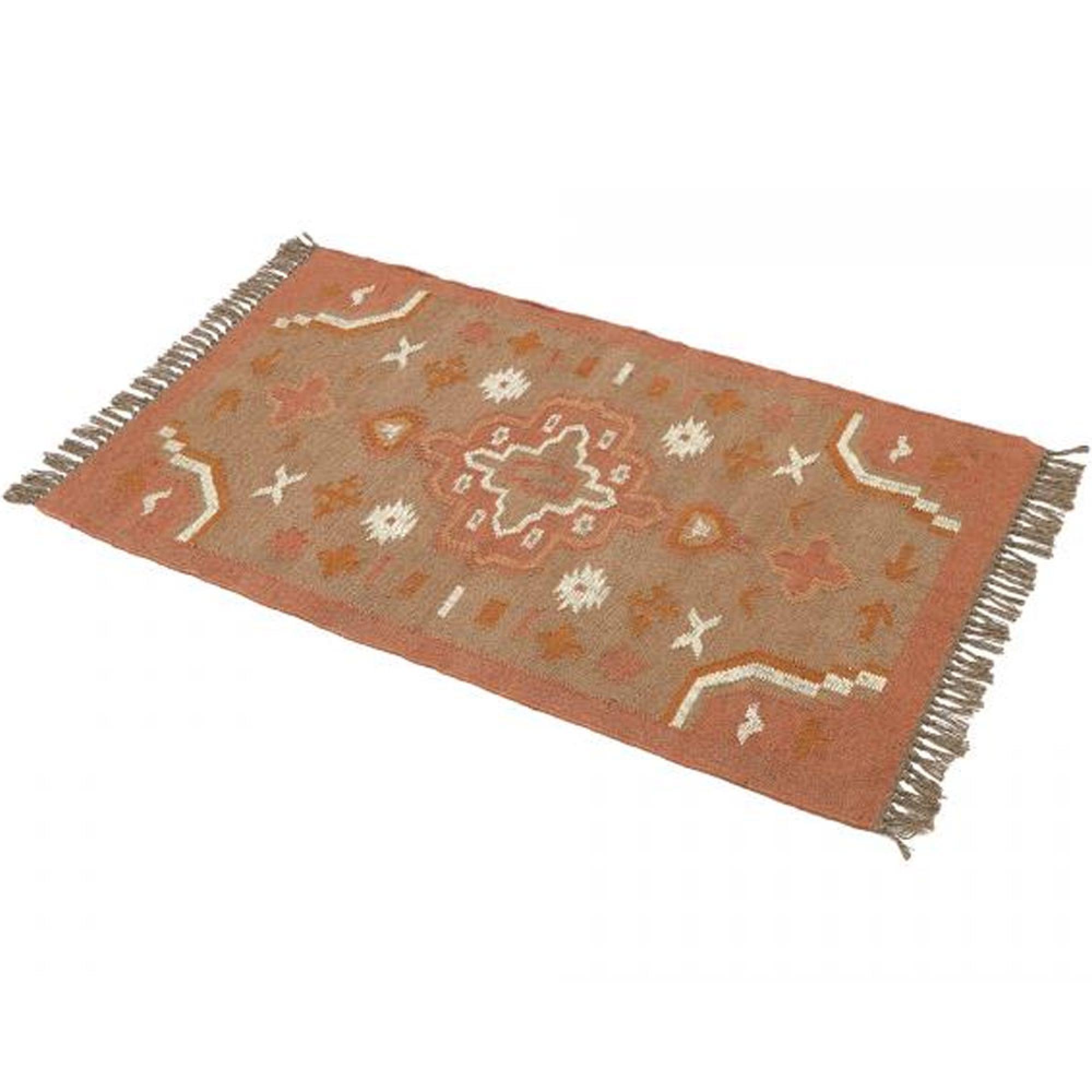 Dewas Floor Rug - Kilim - Medium - Orange