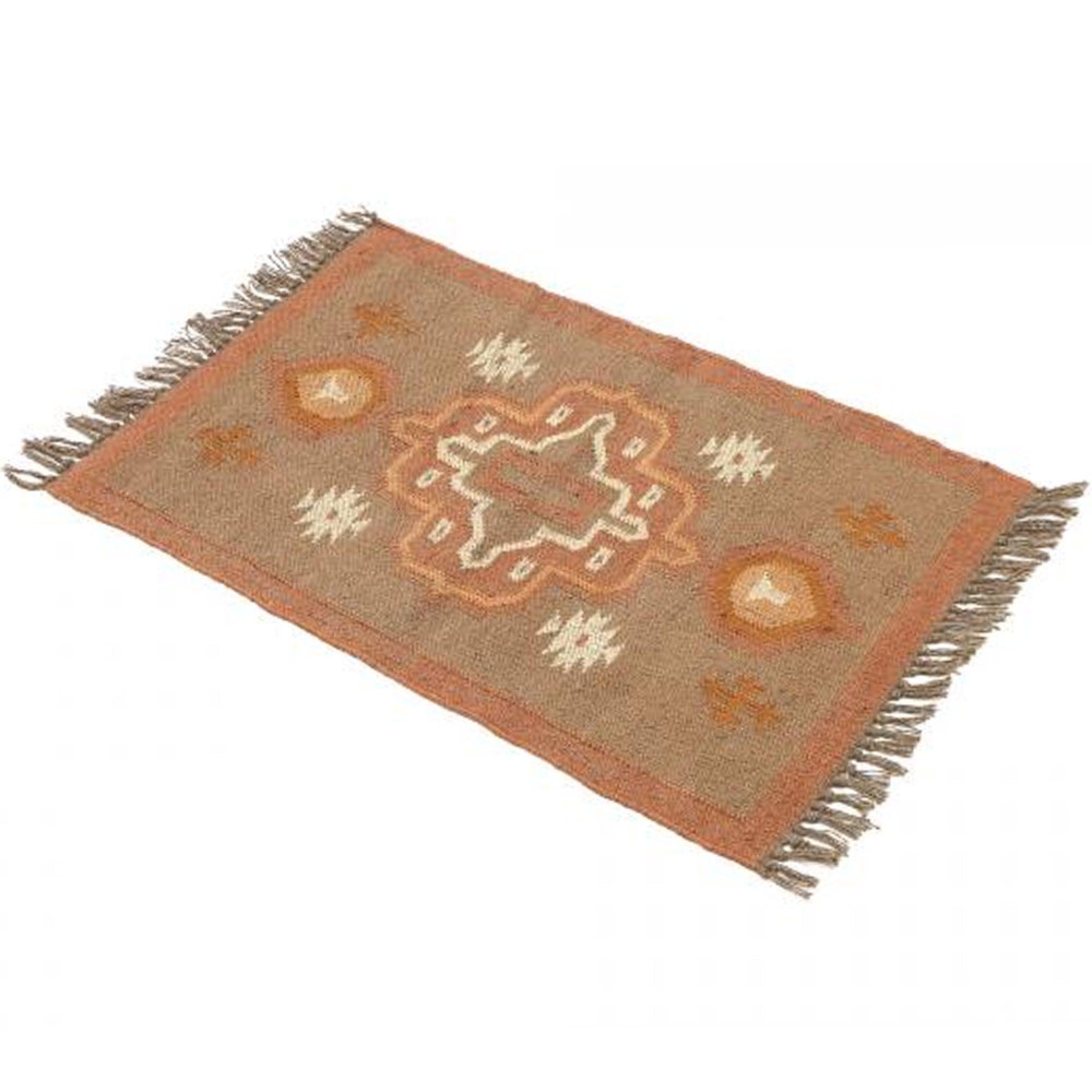 Dewas Floor Rug - Kilim - Small - Orange