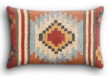 Dewas Cushion - Kilim - Large - Red