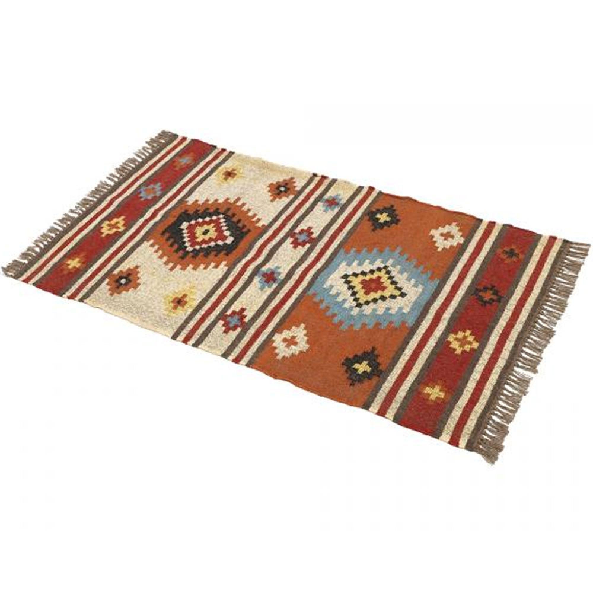 Dewas Floor Rug - Kilim - Medium - Red